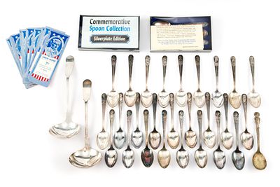 Rogers American Presidents Spoons and Bailey Banks & Biddle. Set of thirty-two Rogers president 