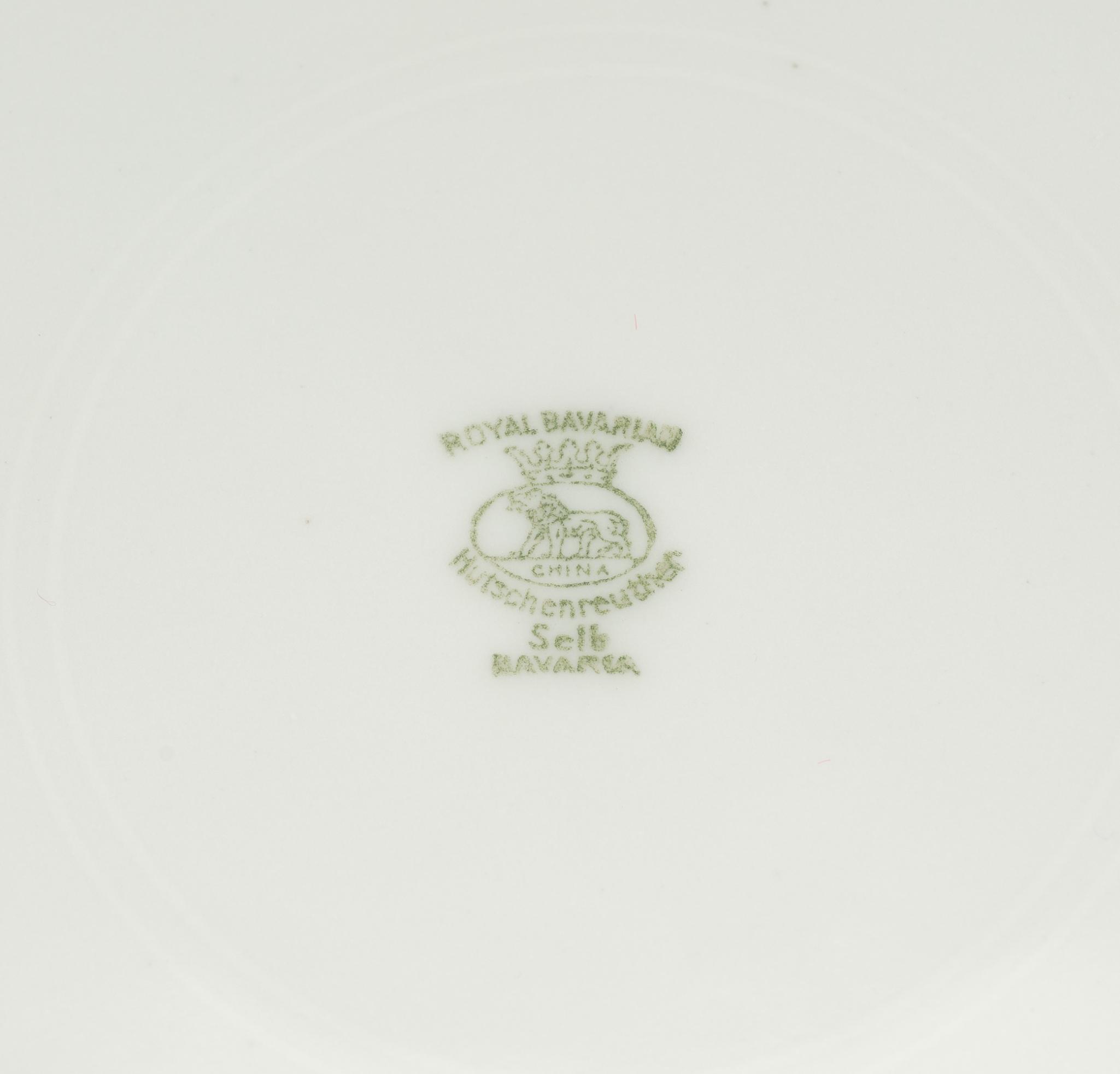 Set of 12 Hutschenreuther Royal Bavarian Plates