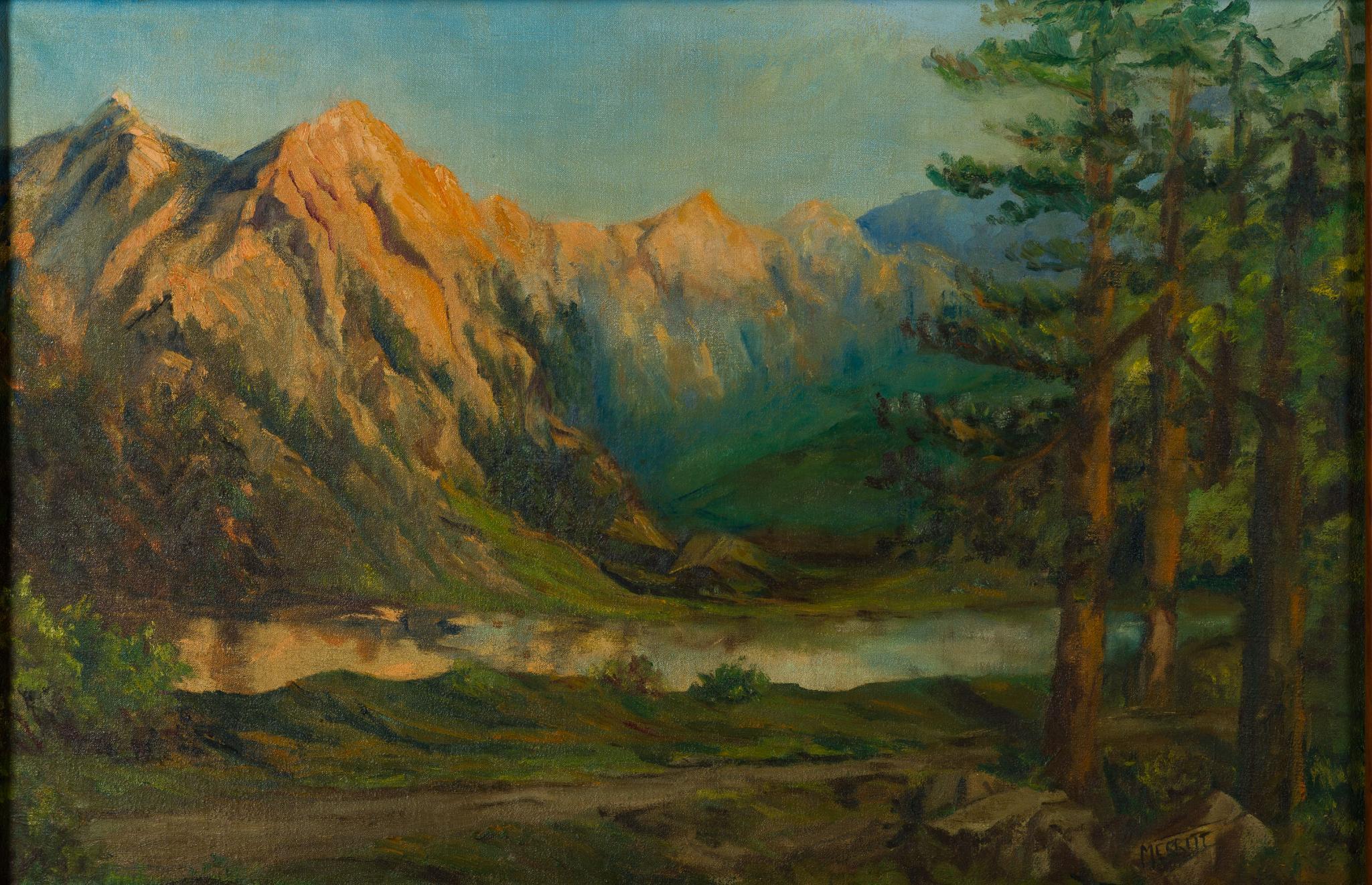 Merritt Forest Scene Painting