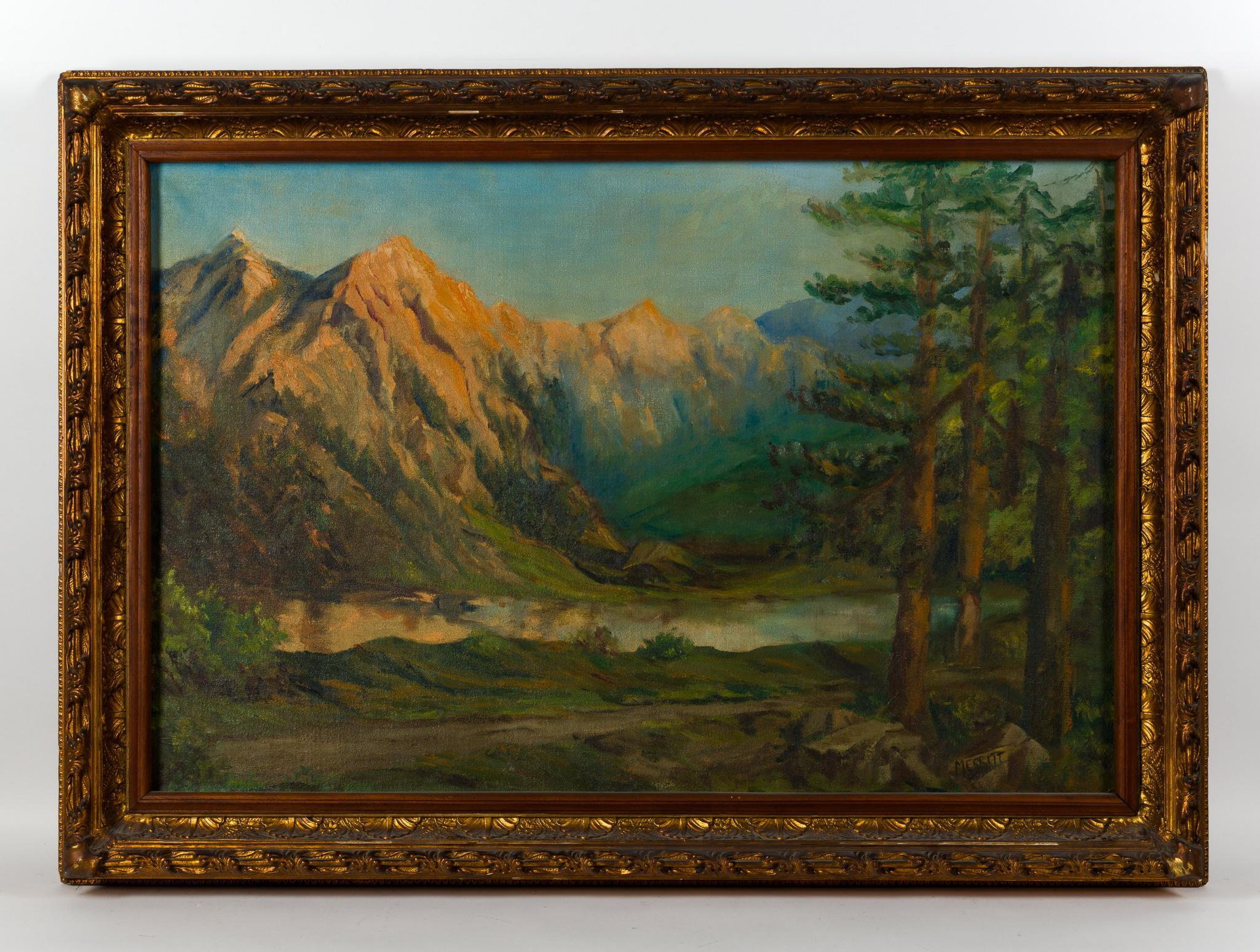 Merritt Forest Scene Painting