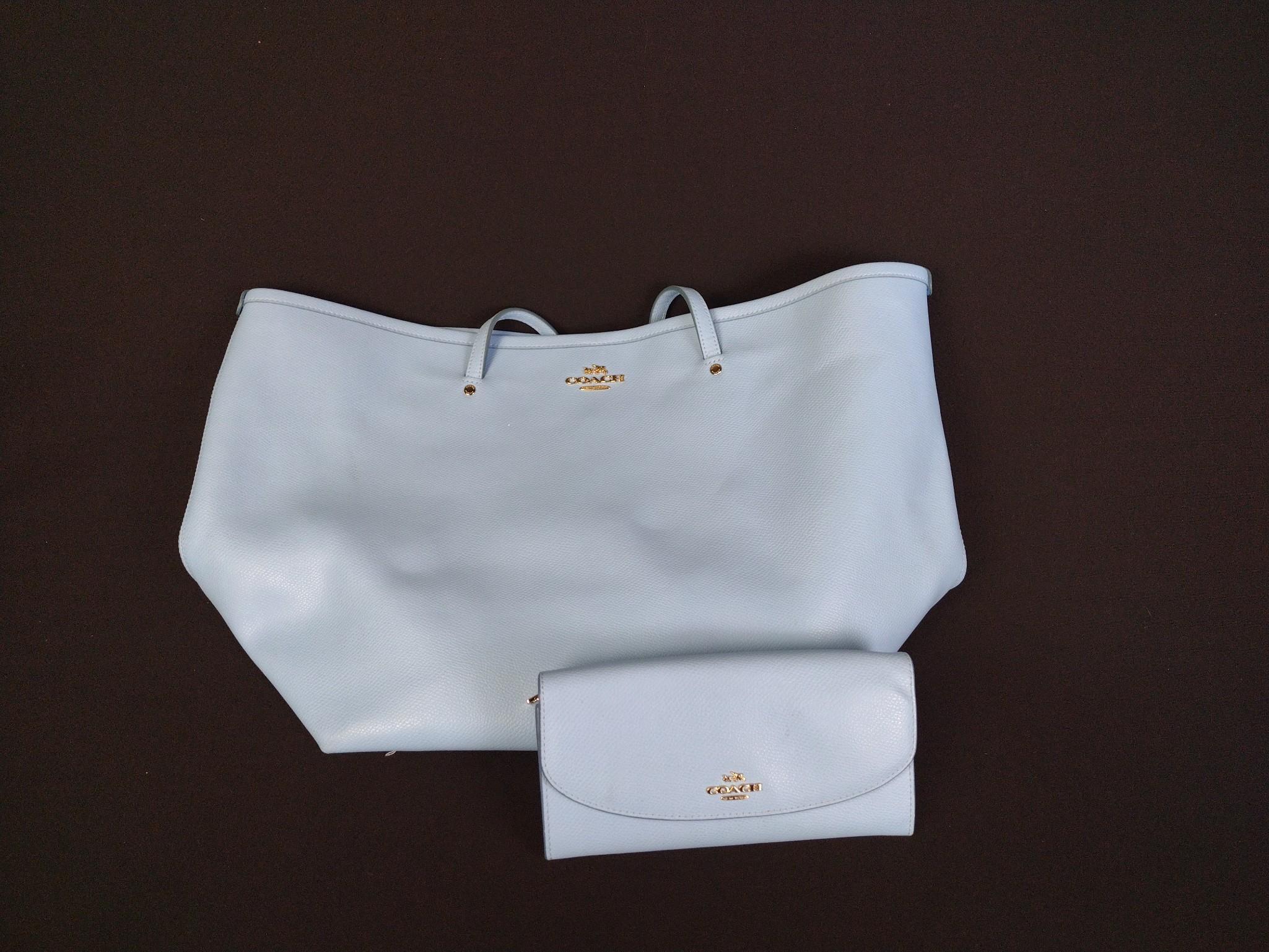2 Coach Street Zip Tote Bags