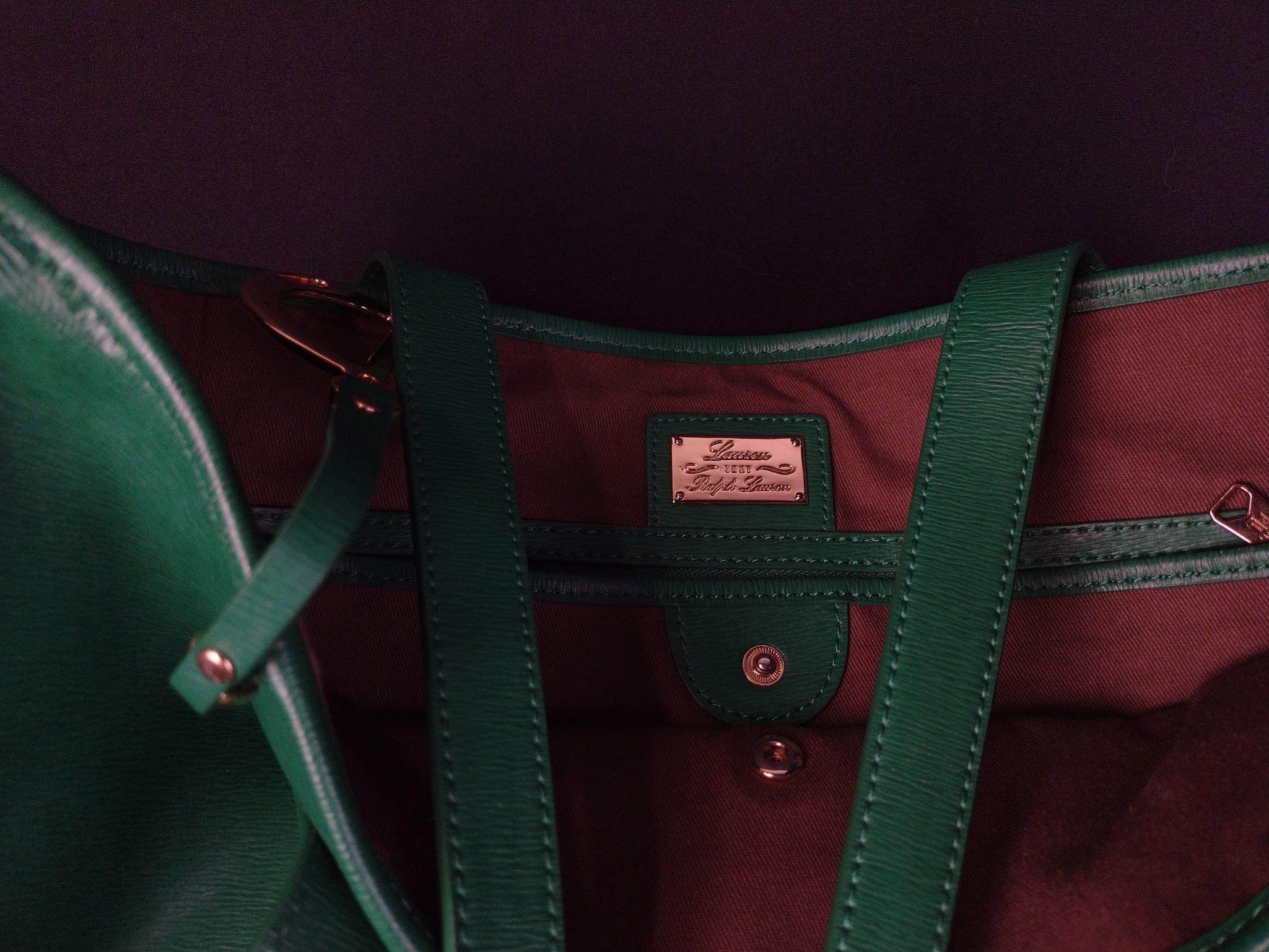 Coach Handbag & Ralph Lauren Handbag