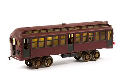Rare Lionel O-Gauge 705 "Hudson Tubes" Locomotive. Circa 1916. Made for Hudson &amp; Manhattan 