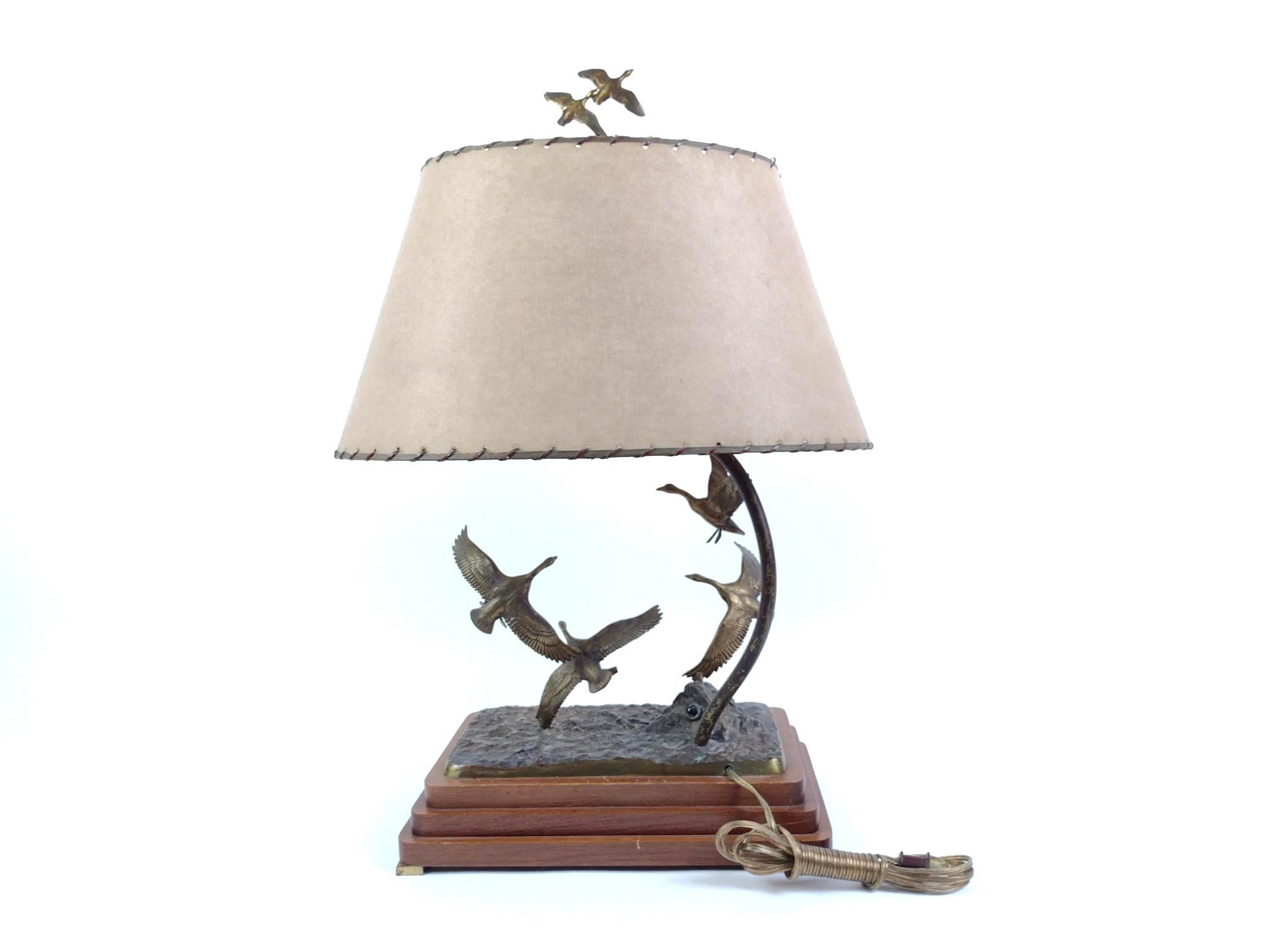 John F. Hansen Signed Table Lamp