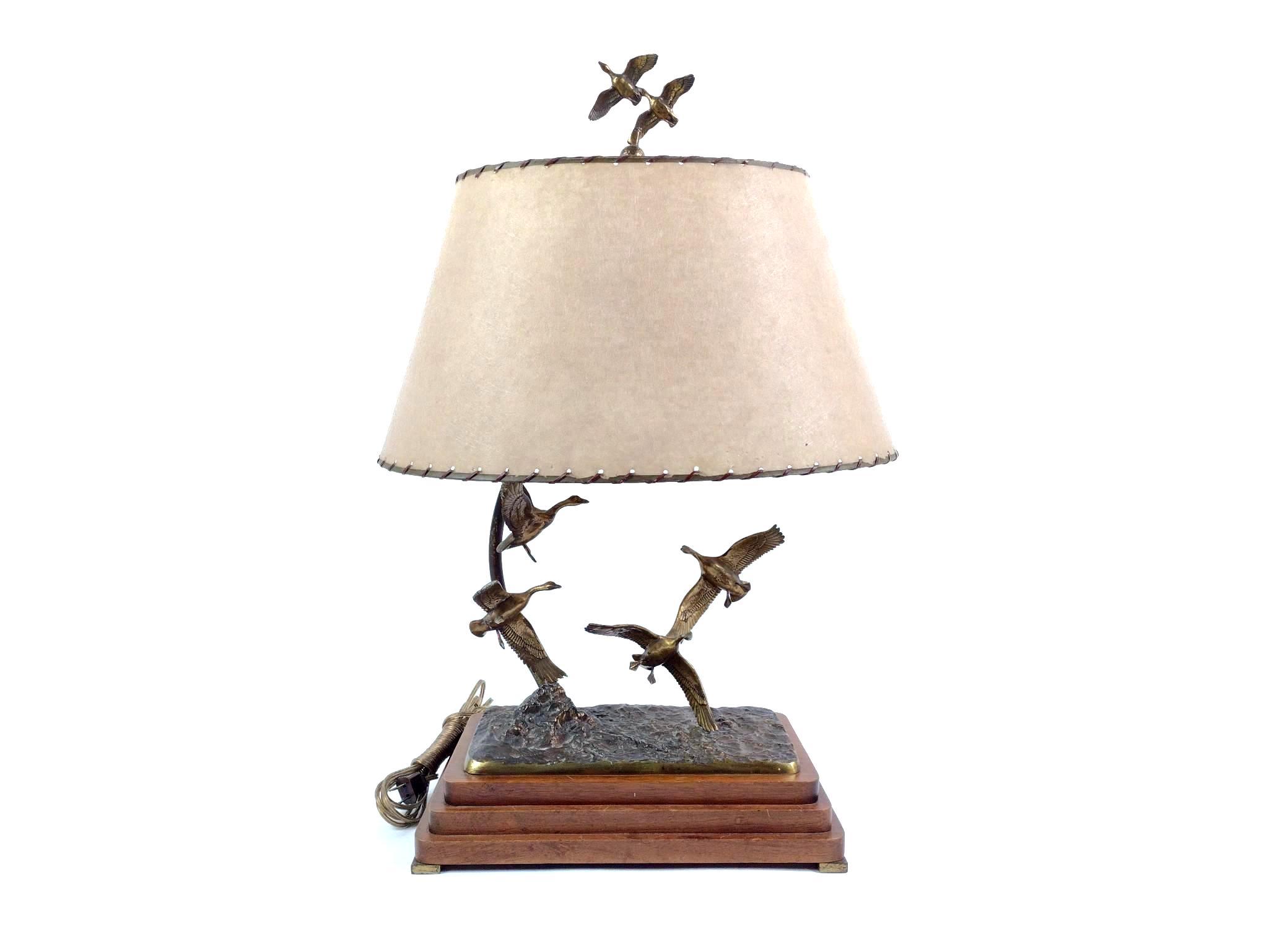 John F. Hansen Signed Table Lamp