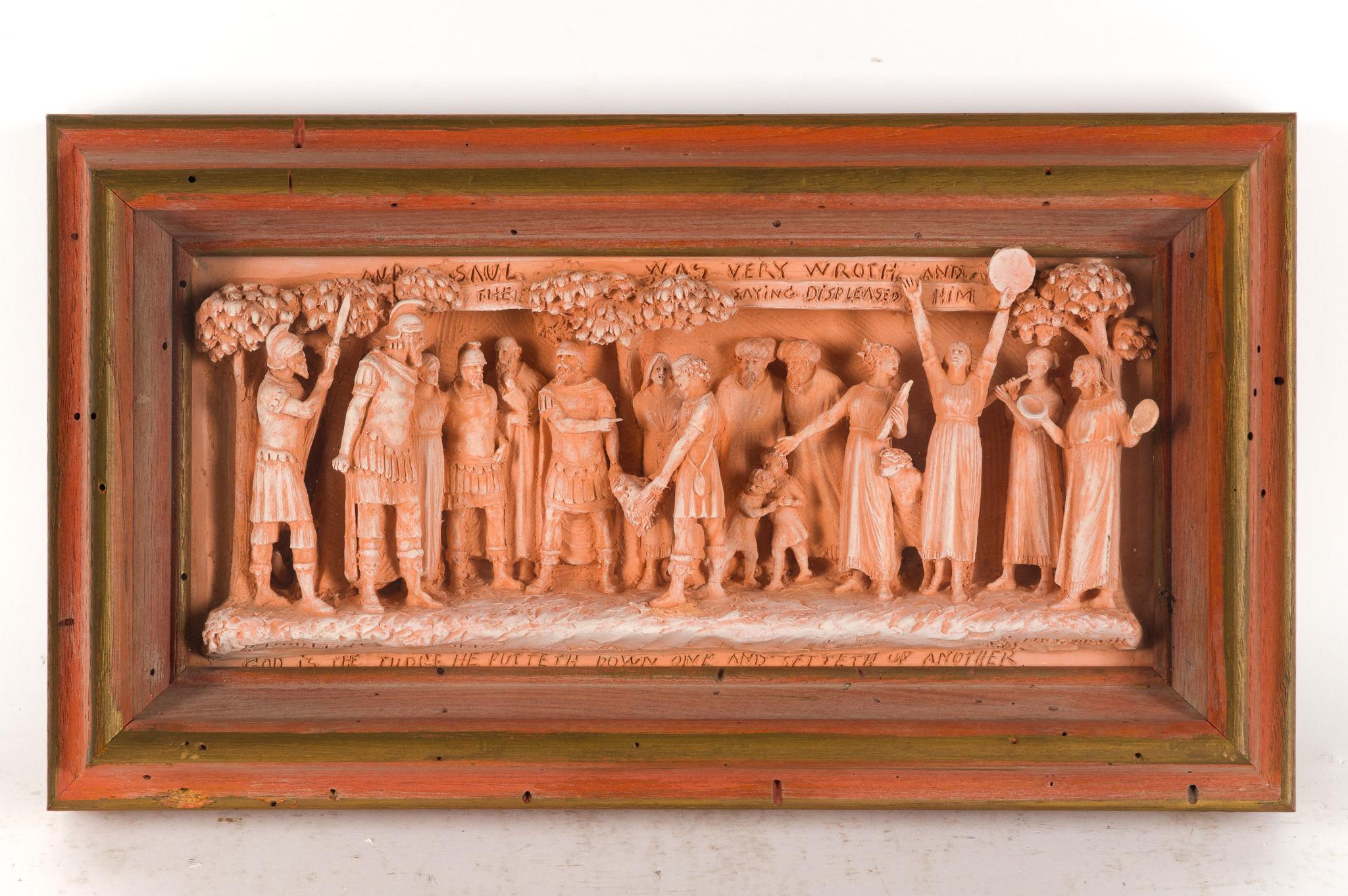 George Tinworth for Doulton Lambeth Terracotta Relief Panel