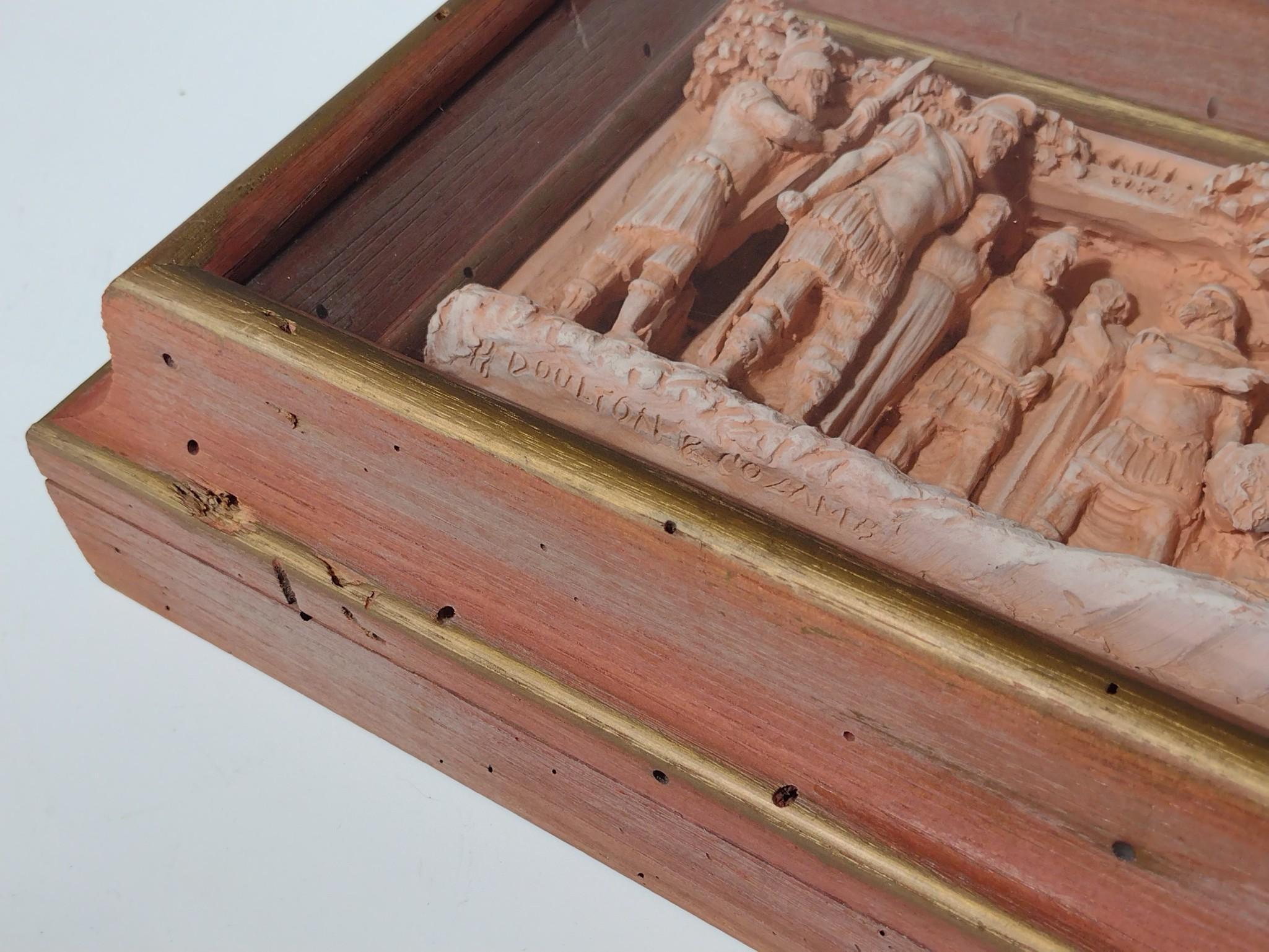George Tinworth for Doulton Lambeth Terracotta Relief Panel