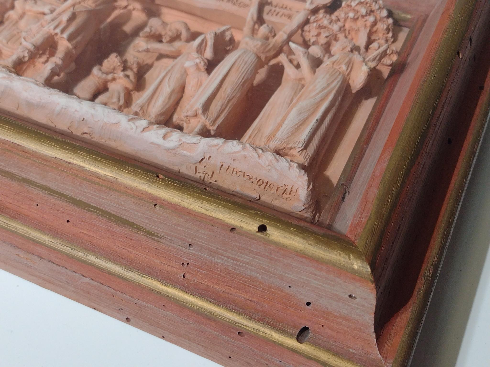George Tinworth for Doulton Lambeth Terracotta Relief Panel