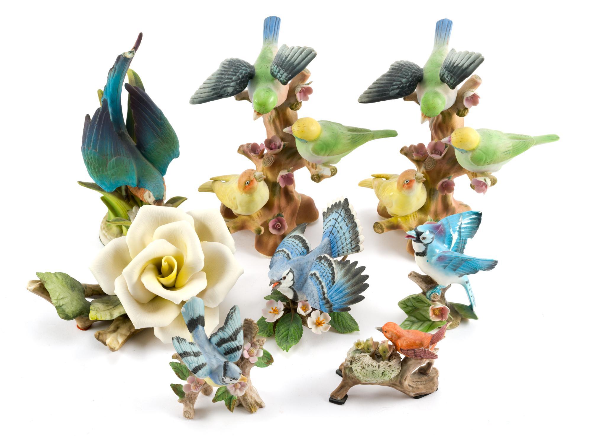 Porcelain Bird Figurines