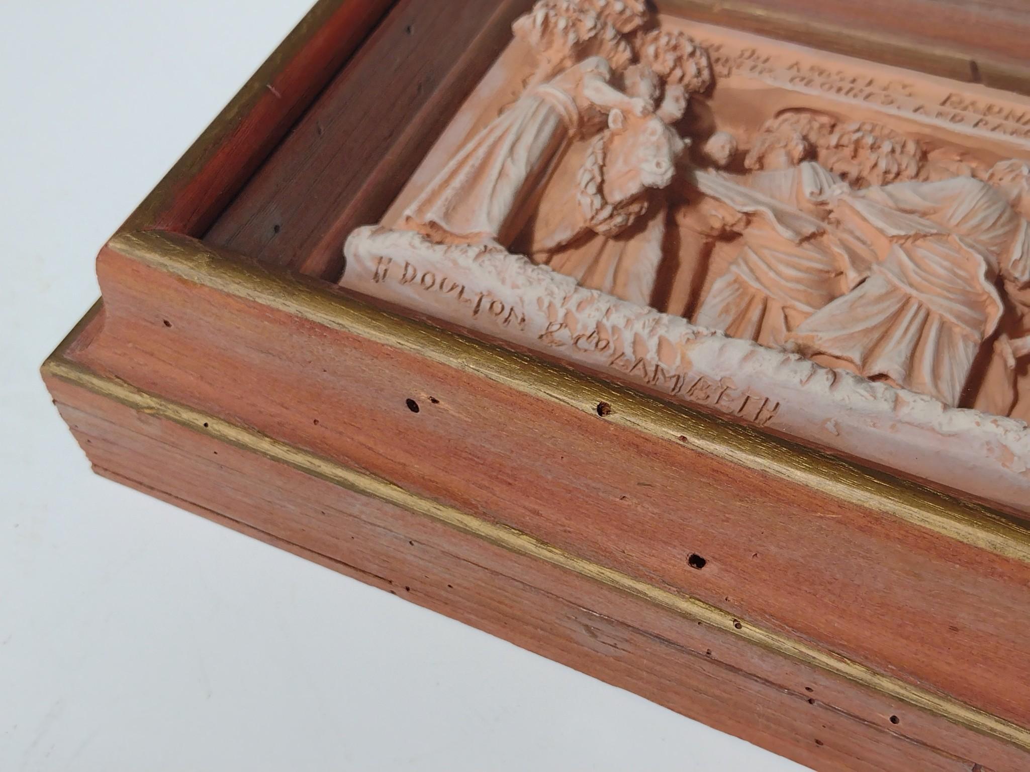 George Tinworth for Doulton Lambeth Terracotta Relief Panel