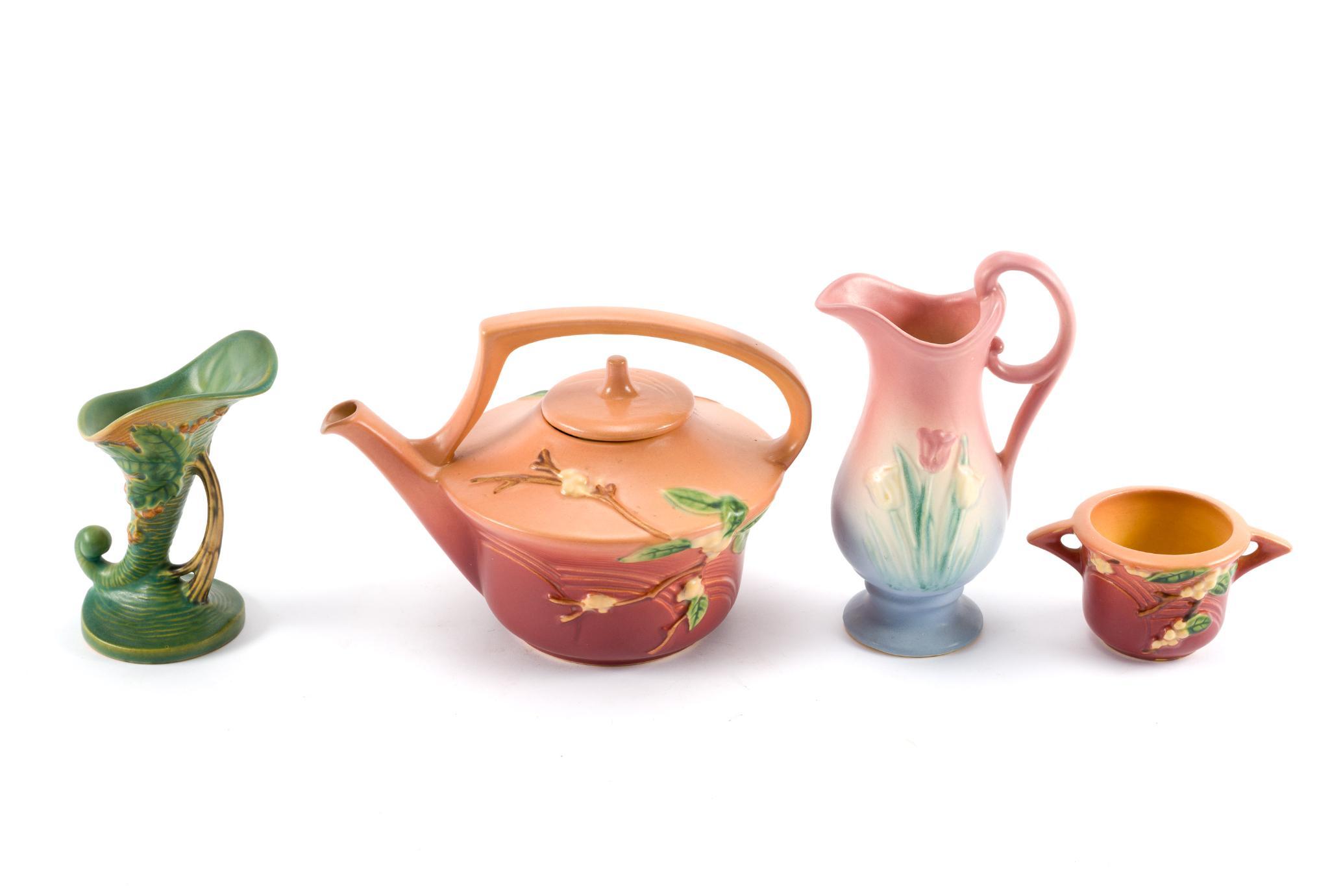 4 Roseville Pottery