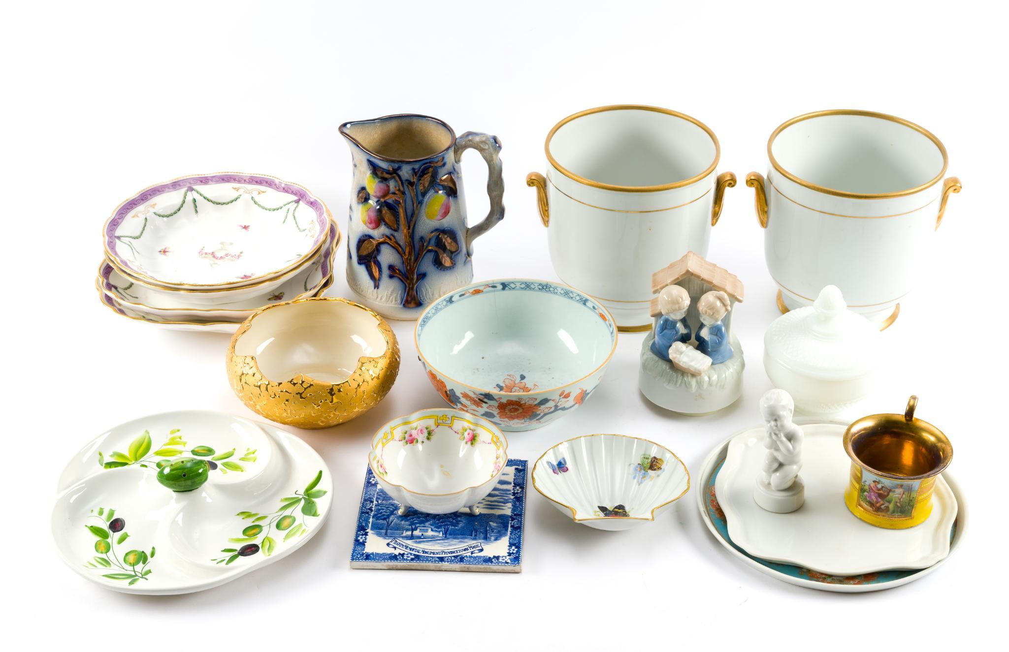 Porcelain and Ceramics incl. Flow Blue