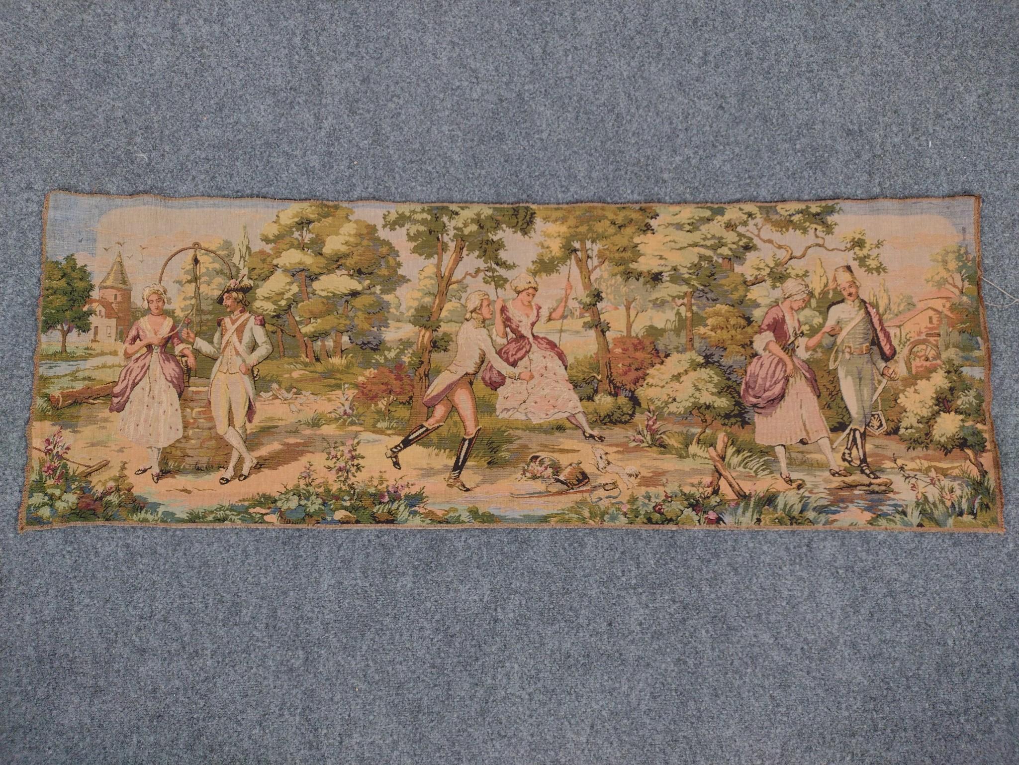 3 French Style Tapestries