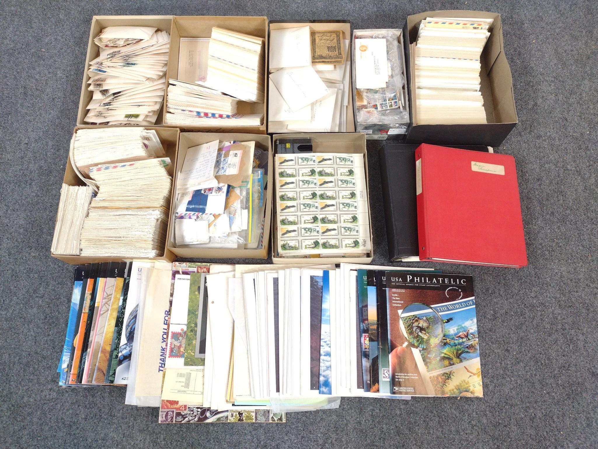 Stamps incl. FDCs and Mint Sheets
