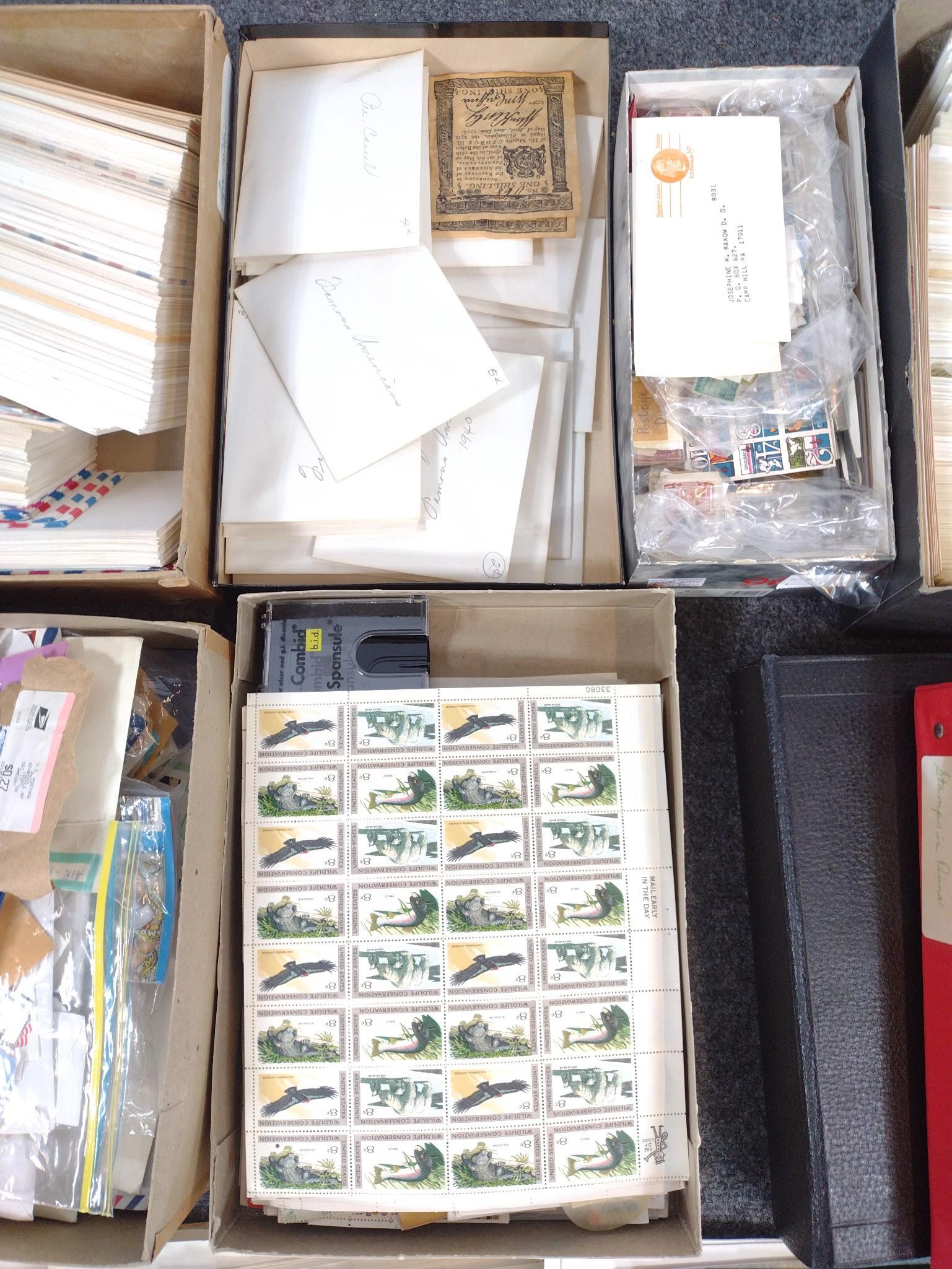 Stamps incl. FDCs and Mint Sheets