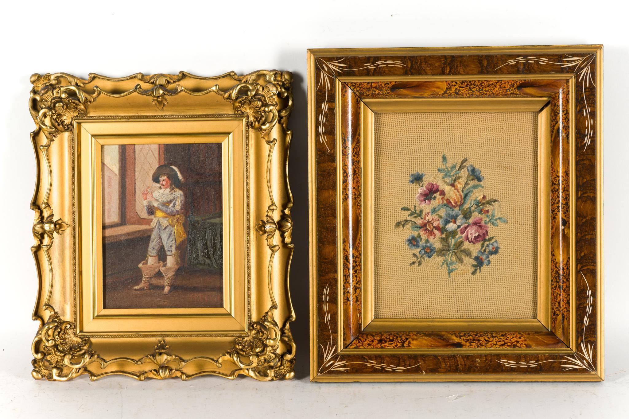 9 Vintage and Antique Artworks incl. Oil Paintings