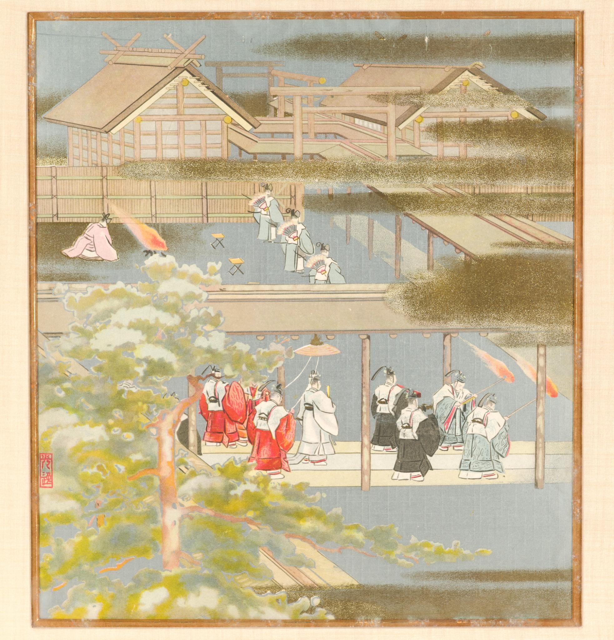 2 Ukiyoe Japanese Woodblock Prints
