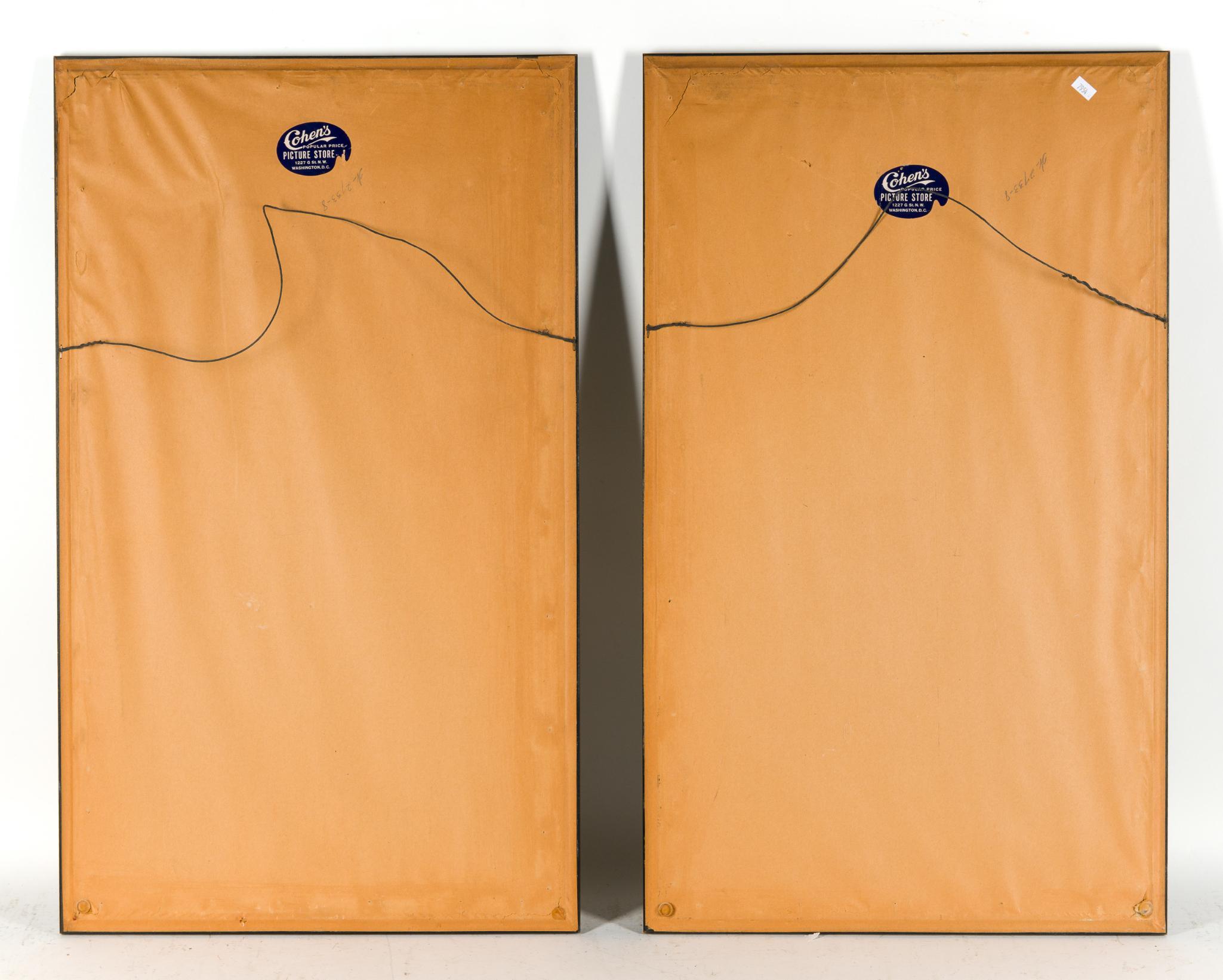 Pair of Japanese Paintings on Silk of Samurai