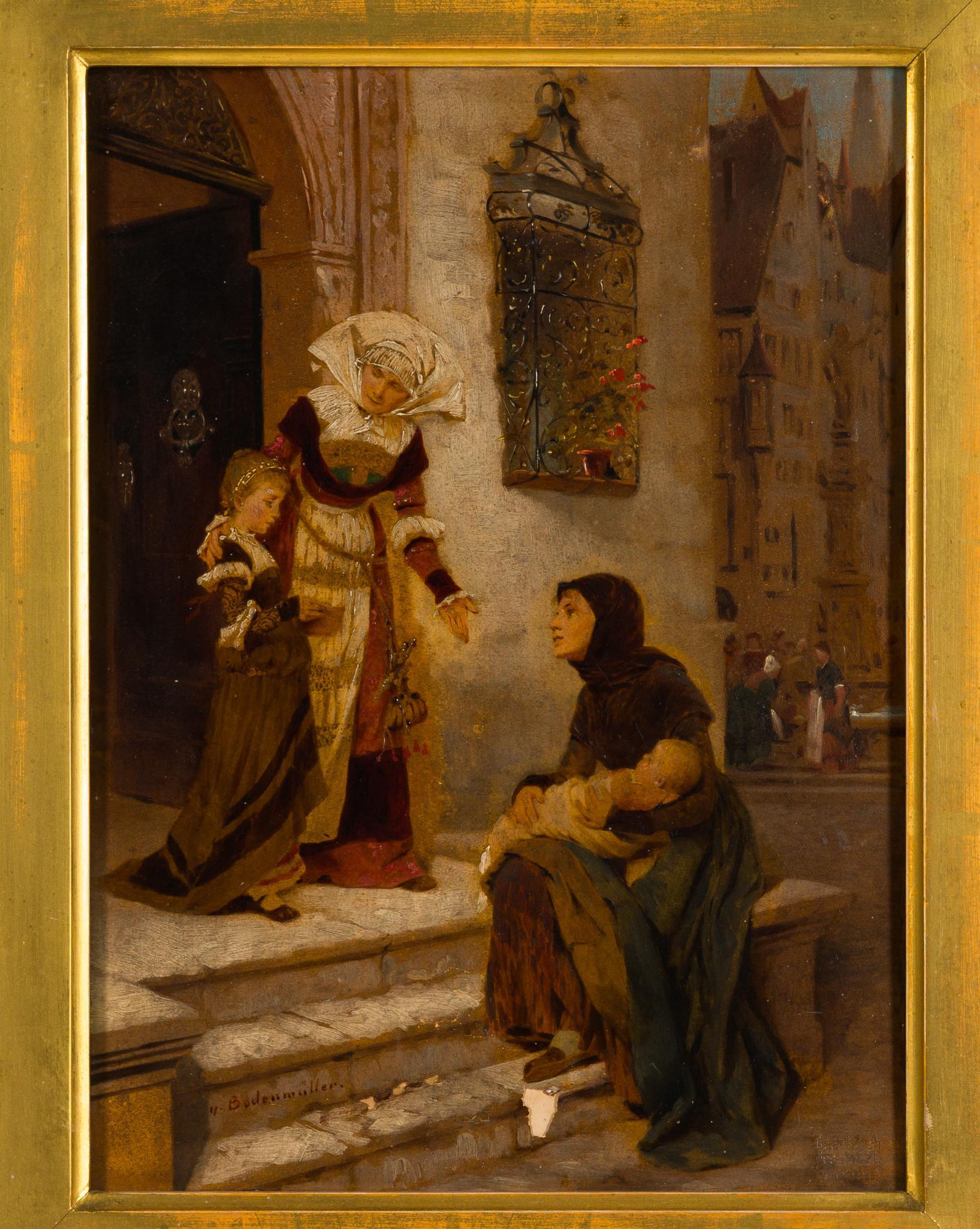 Alphons Bodenmuller Oil Paint Enhanced Print