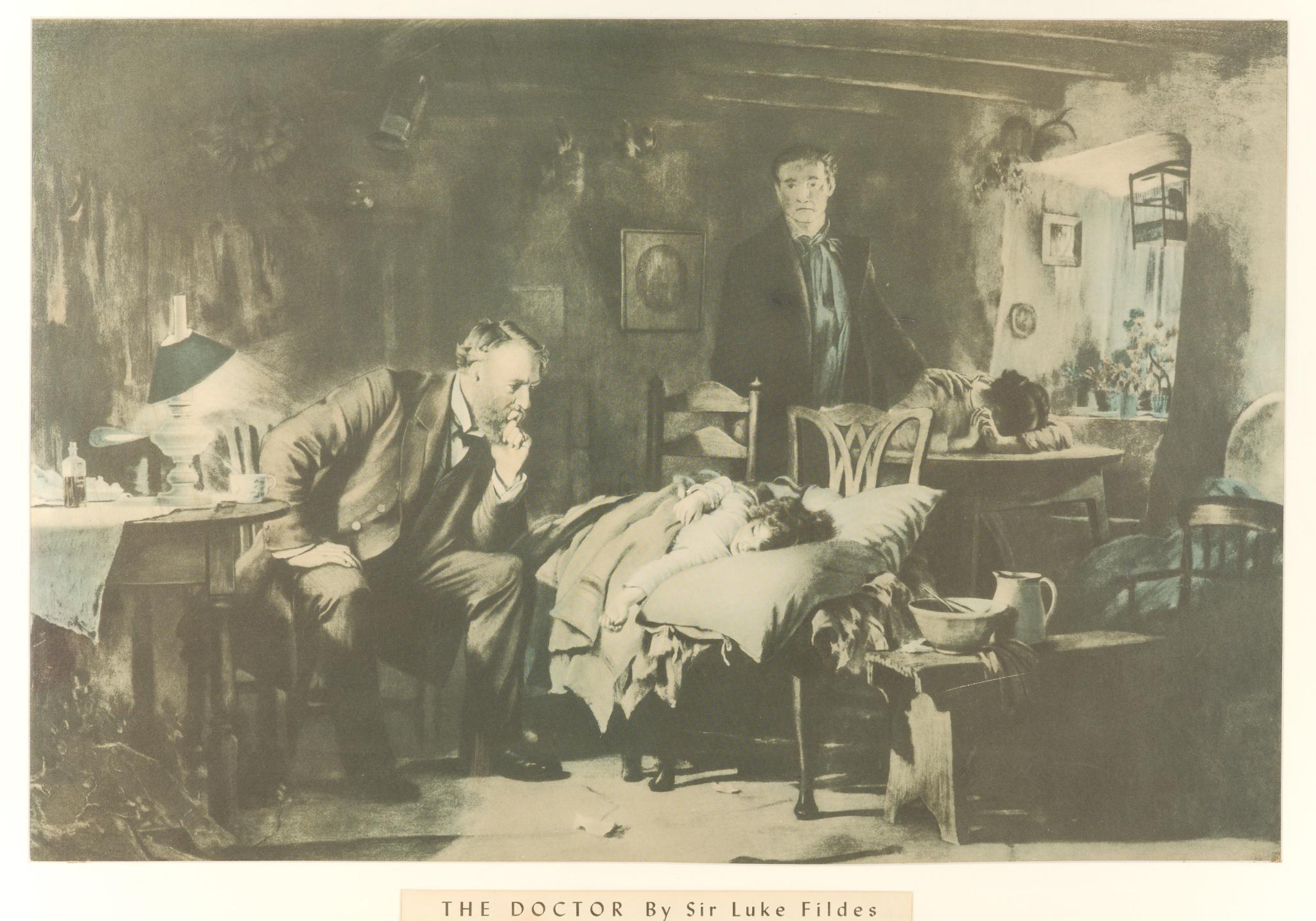 Photogravure After Sir Luke Fildes The Doctor