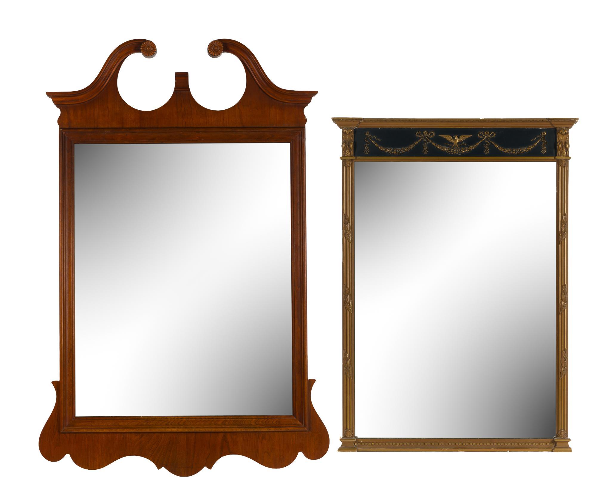 2 Framed Mirrors
