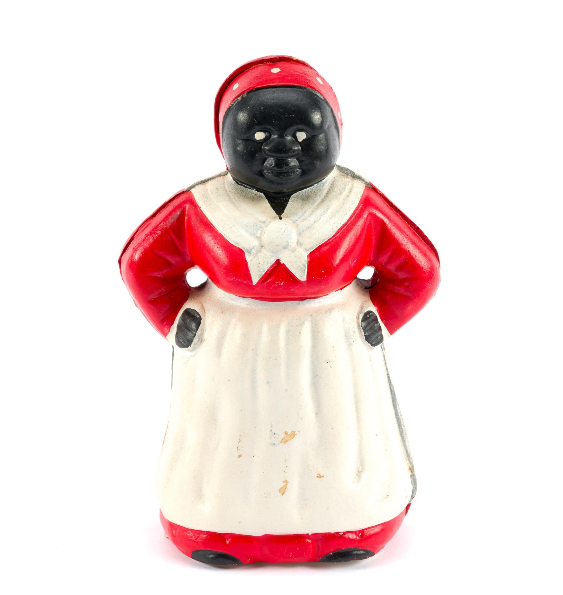 Black Americana Cast Iron Coin Bank
