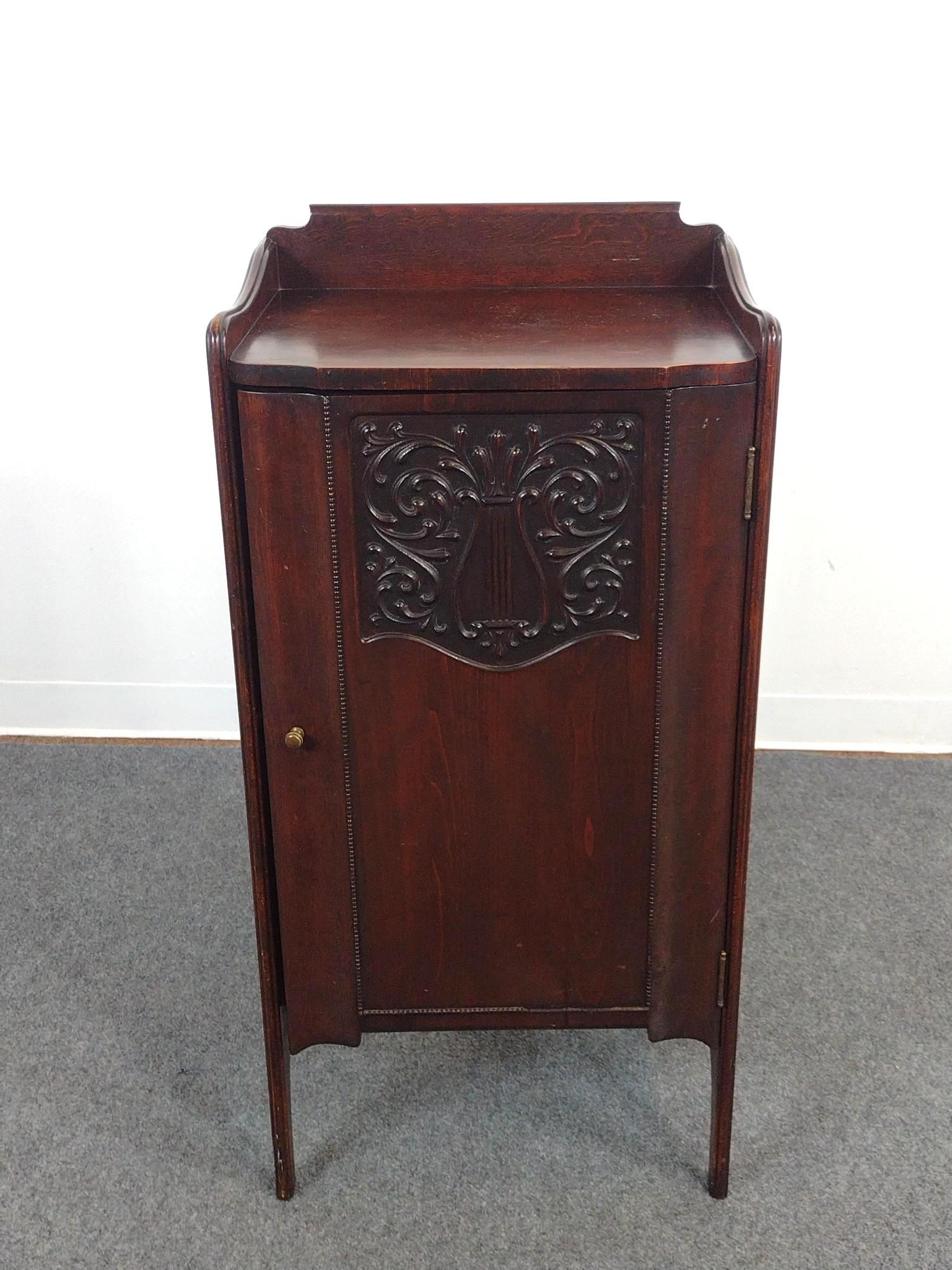 Antique Sheet Music Cabinet