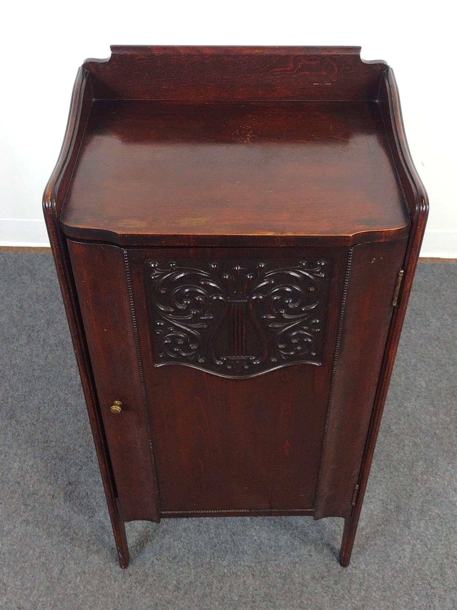 Antique Sheet Music Cabinet