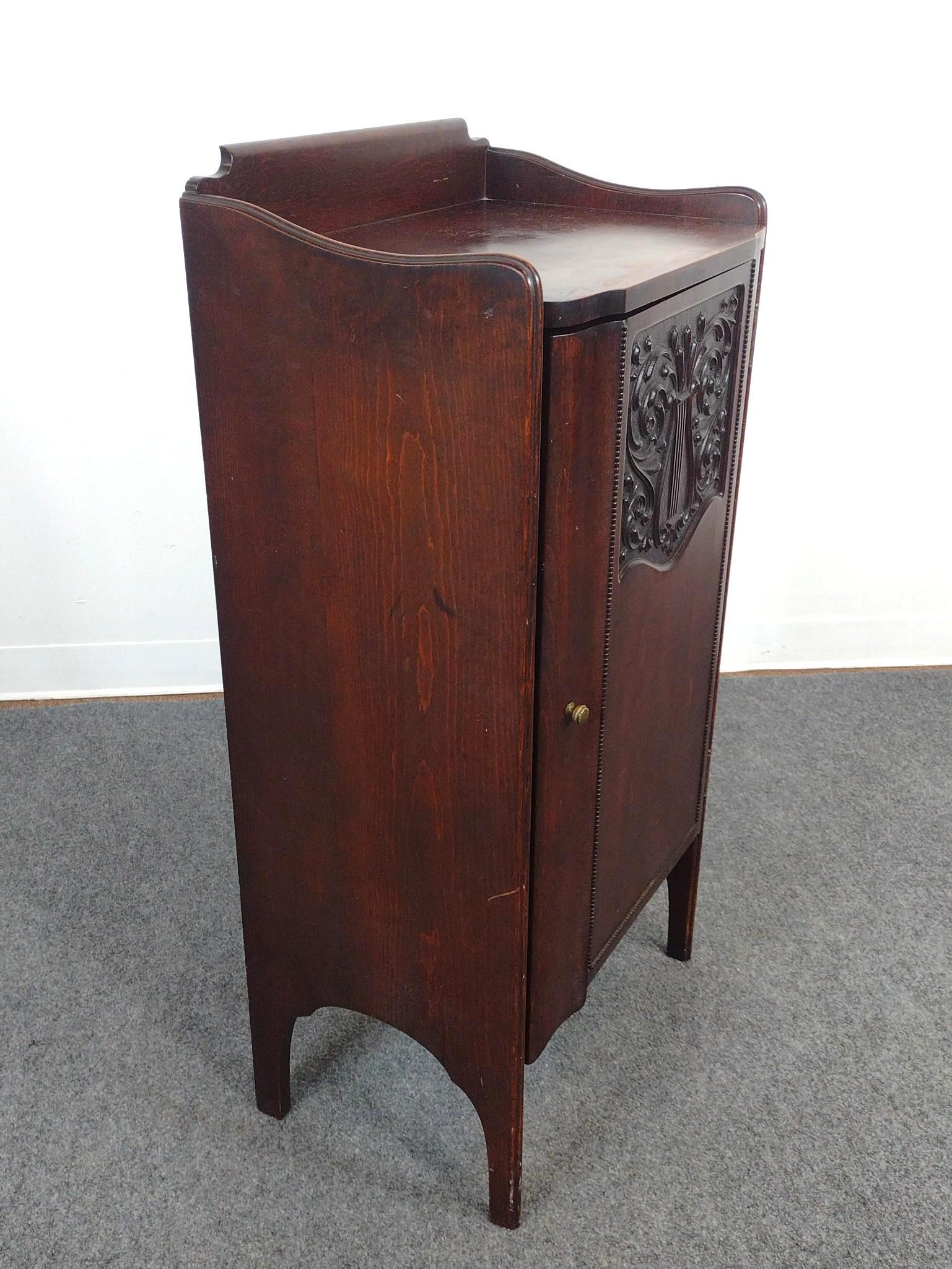 Antique Sheet Music Cabinet