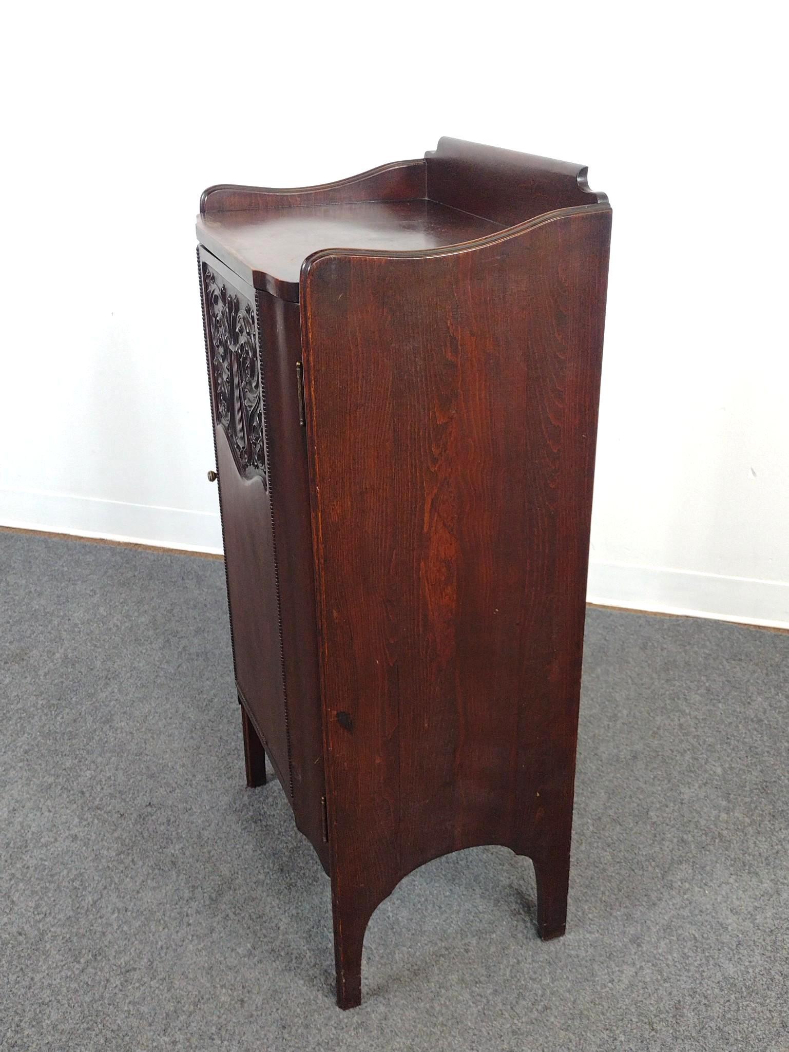 Antique Sheet Music Cabinet