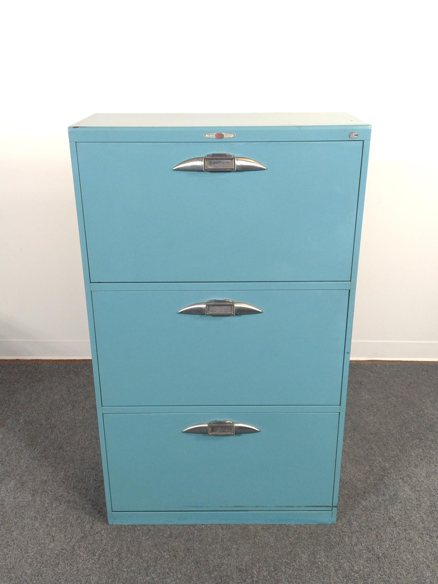 Yawman & Erbe Mfg Co. Filing Cabinet and Low Cabinet