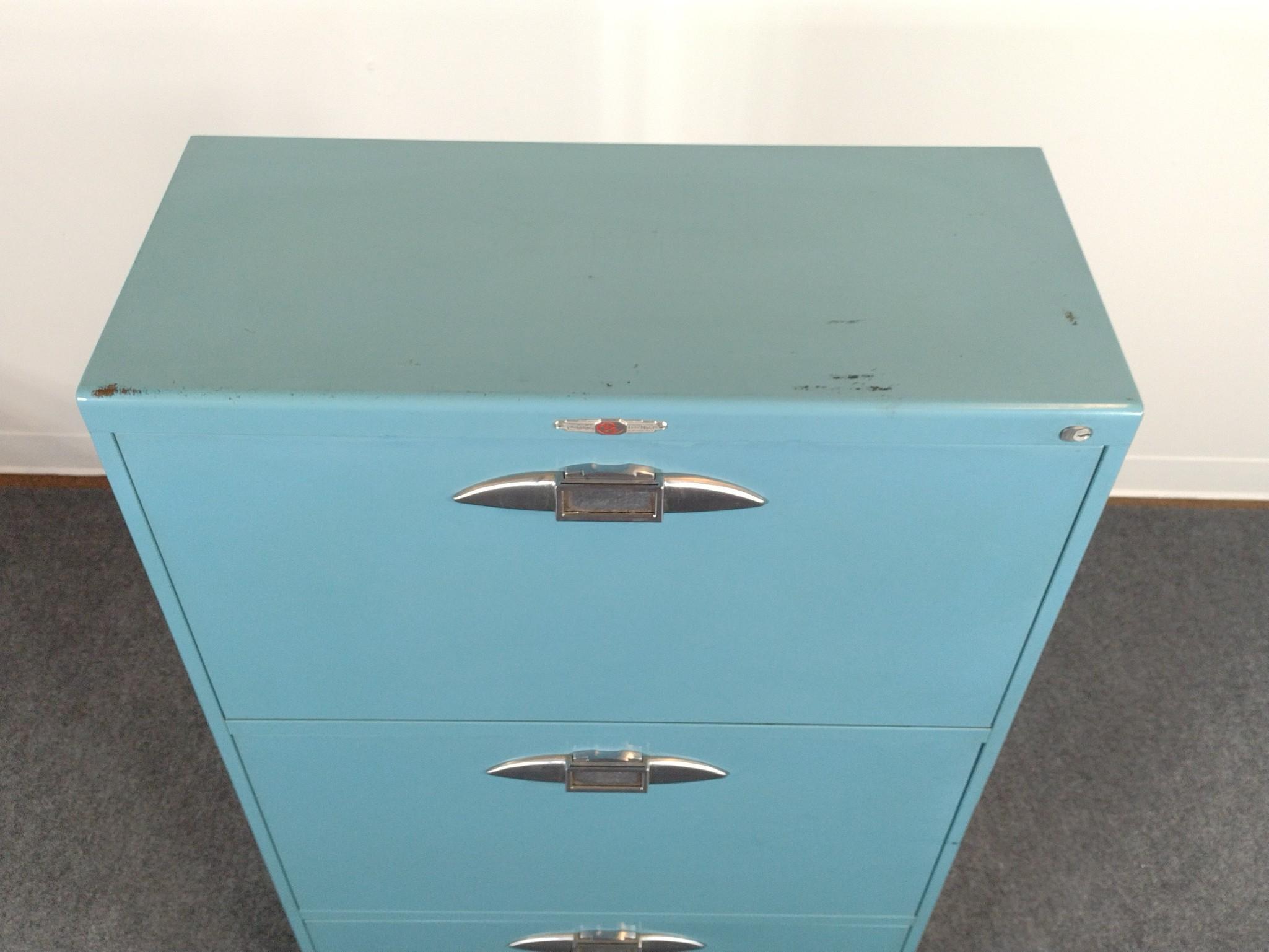 Yawman & Erbe Mfg Co. Filing Cabinet and Low Cabinet