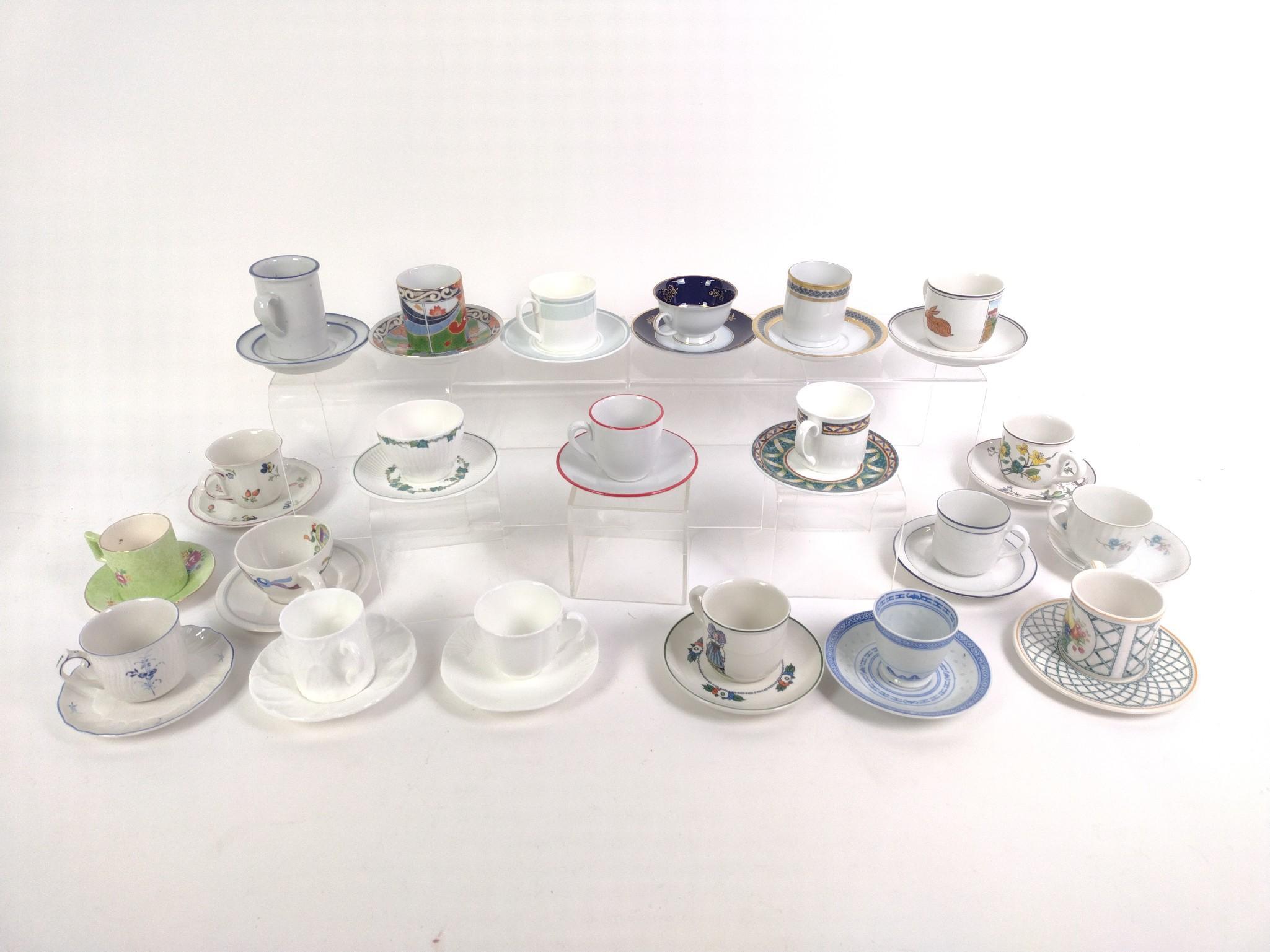 90 Teacups, Saucers, and Bread Plates