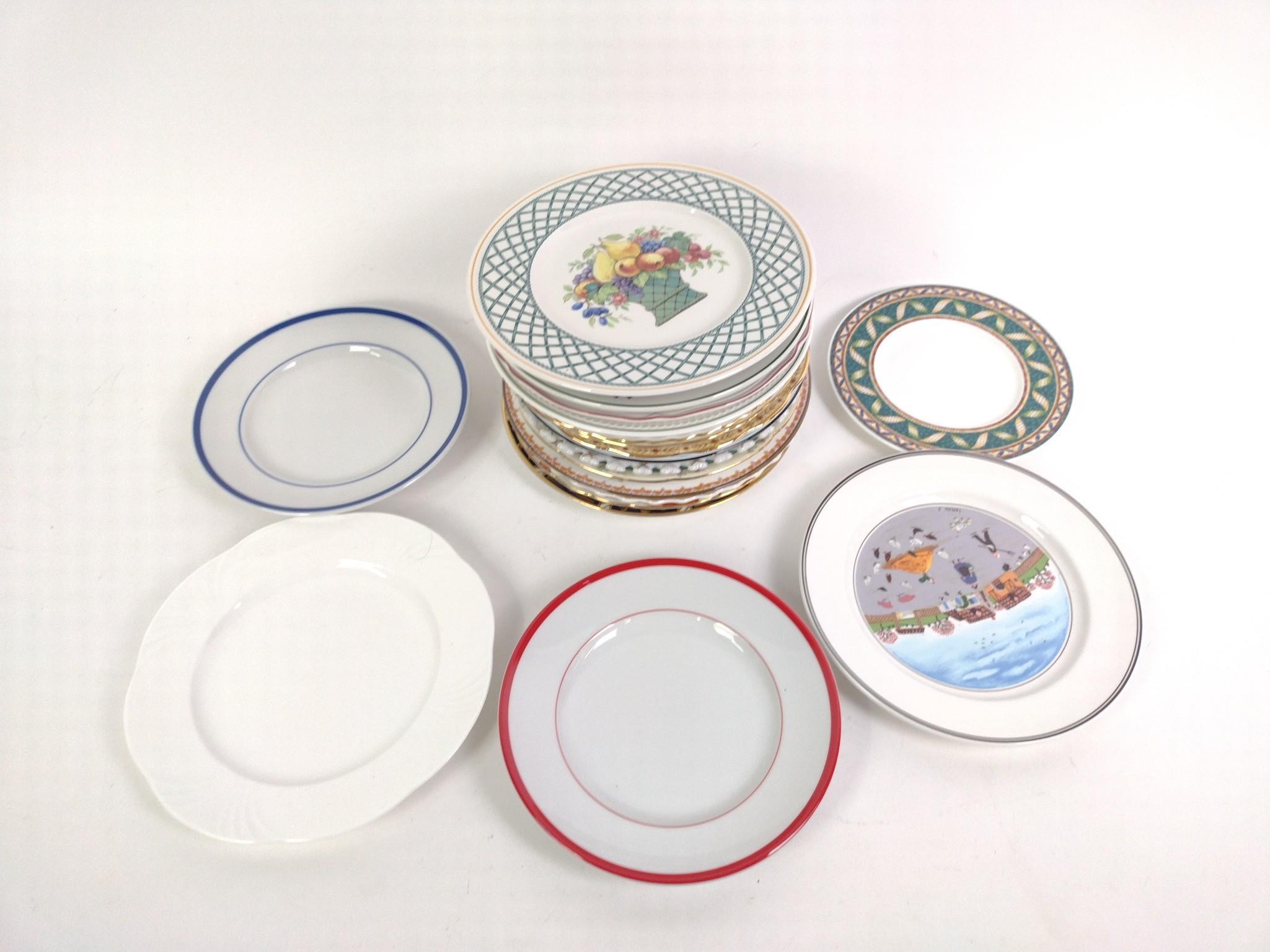 90 Teacups, Saucers, and Bread Plates
