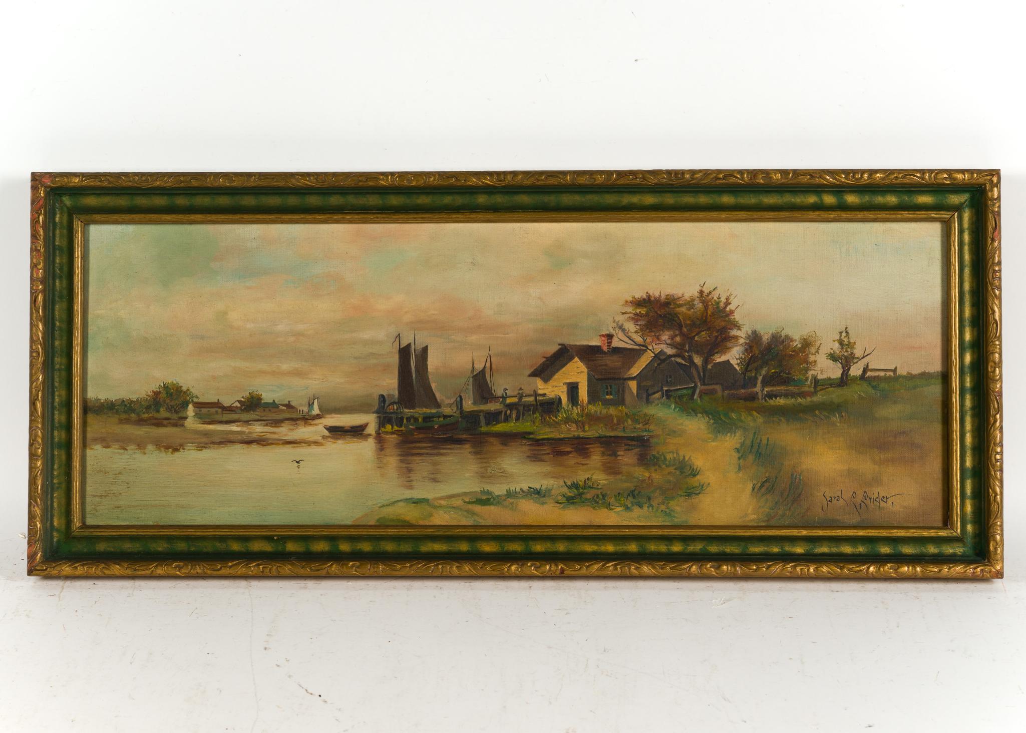 1930's Oil on Canvas Painting