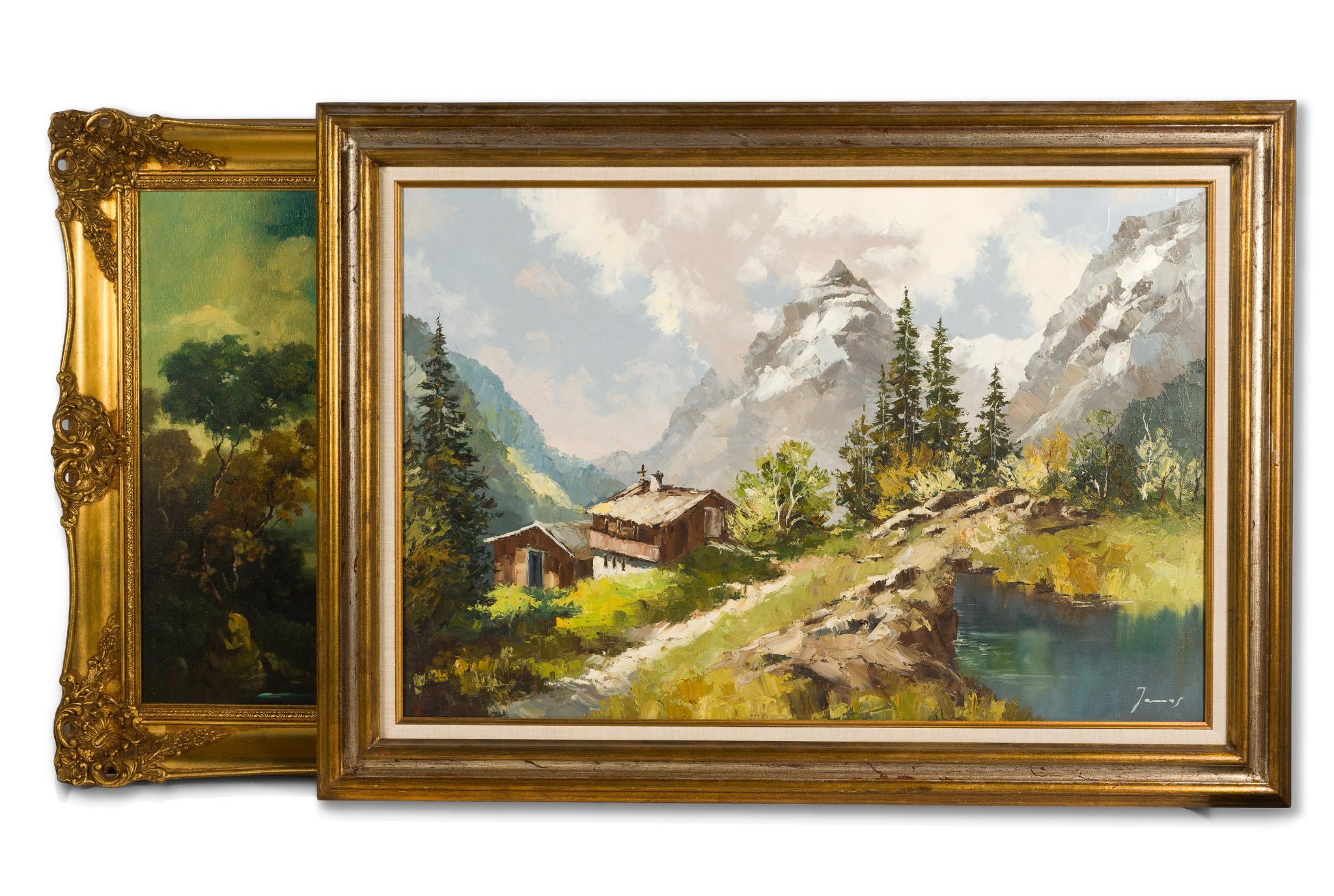 2 Oil on Canvas Paintings