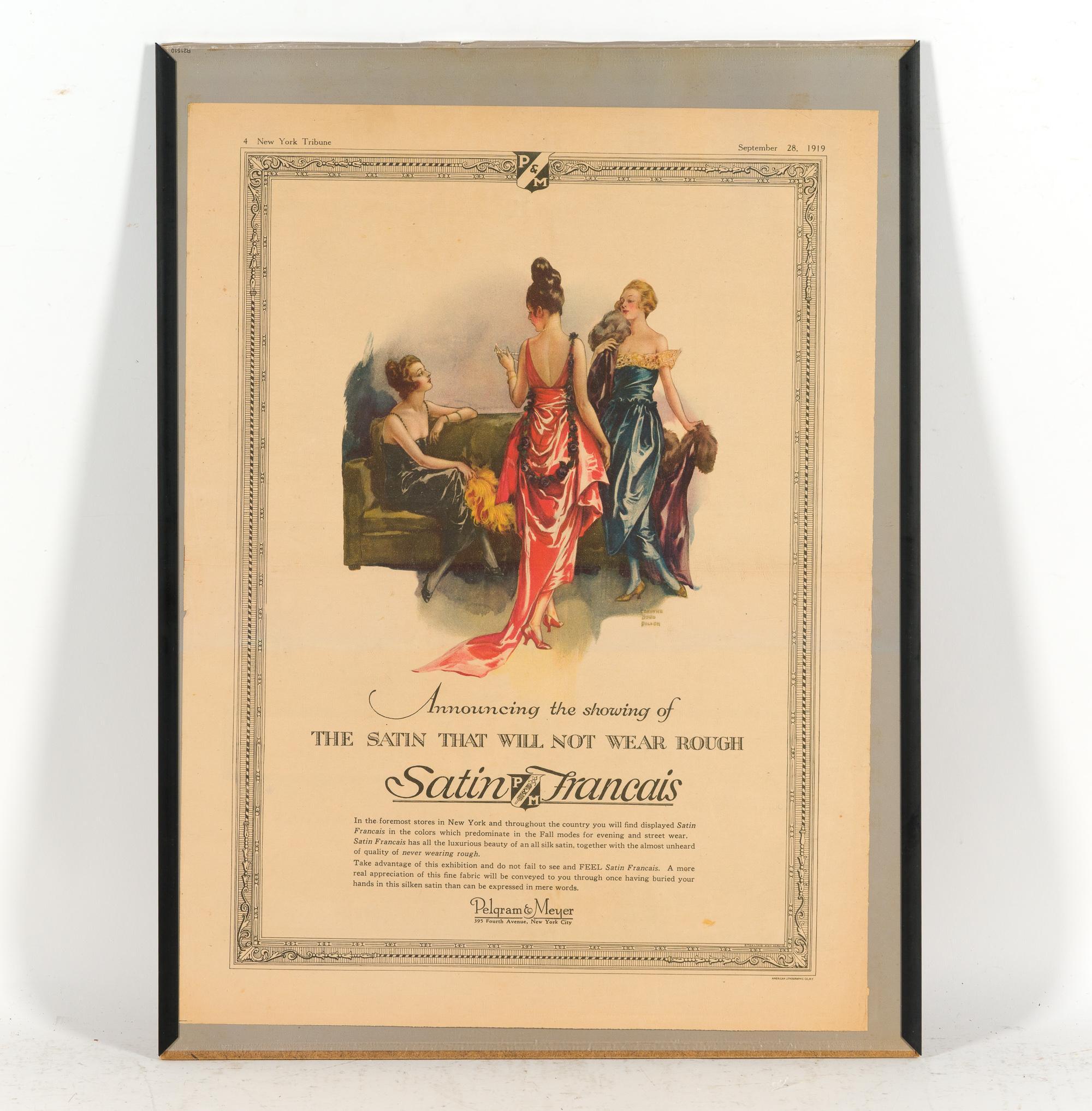 New York Tribune 1919 Ad Illustrated by Corinne Boyd Dillon