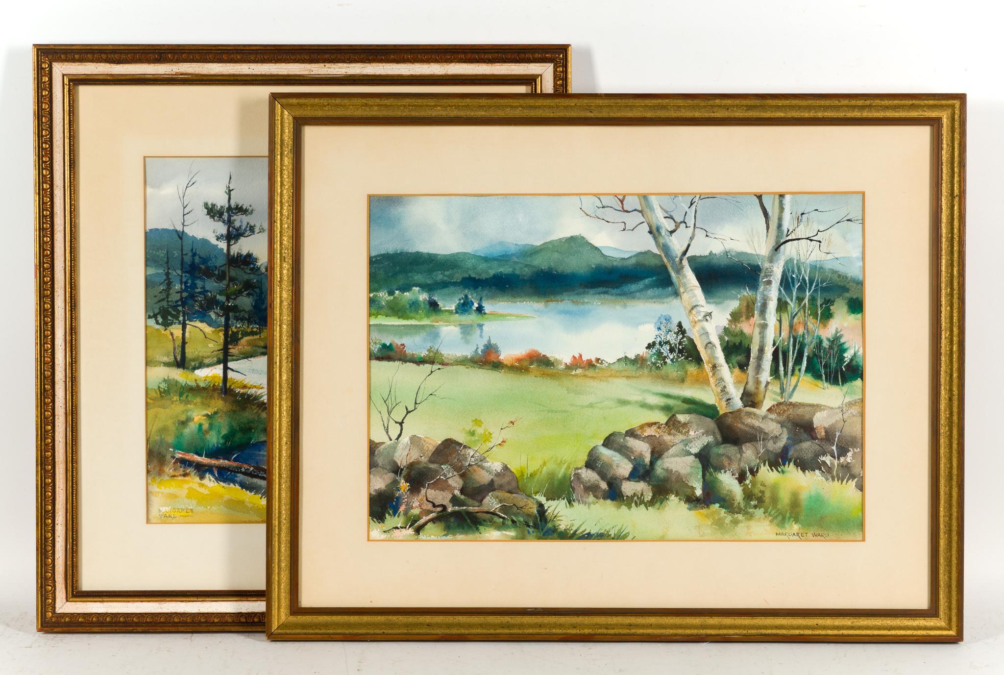 2 Watercolor Paintings by Margaret Ward