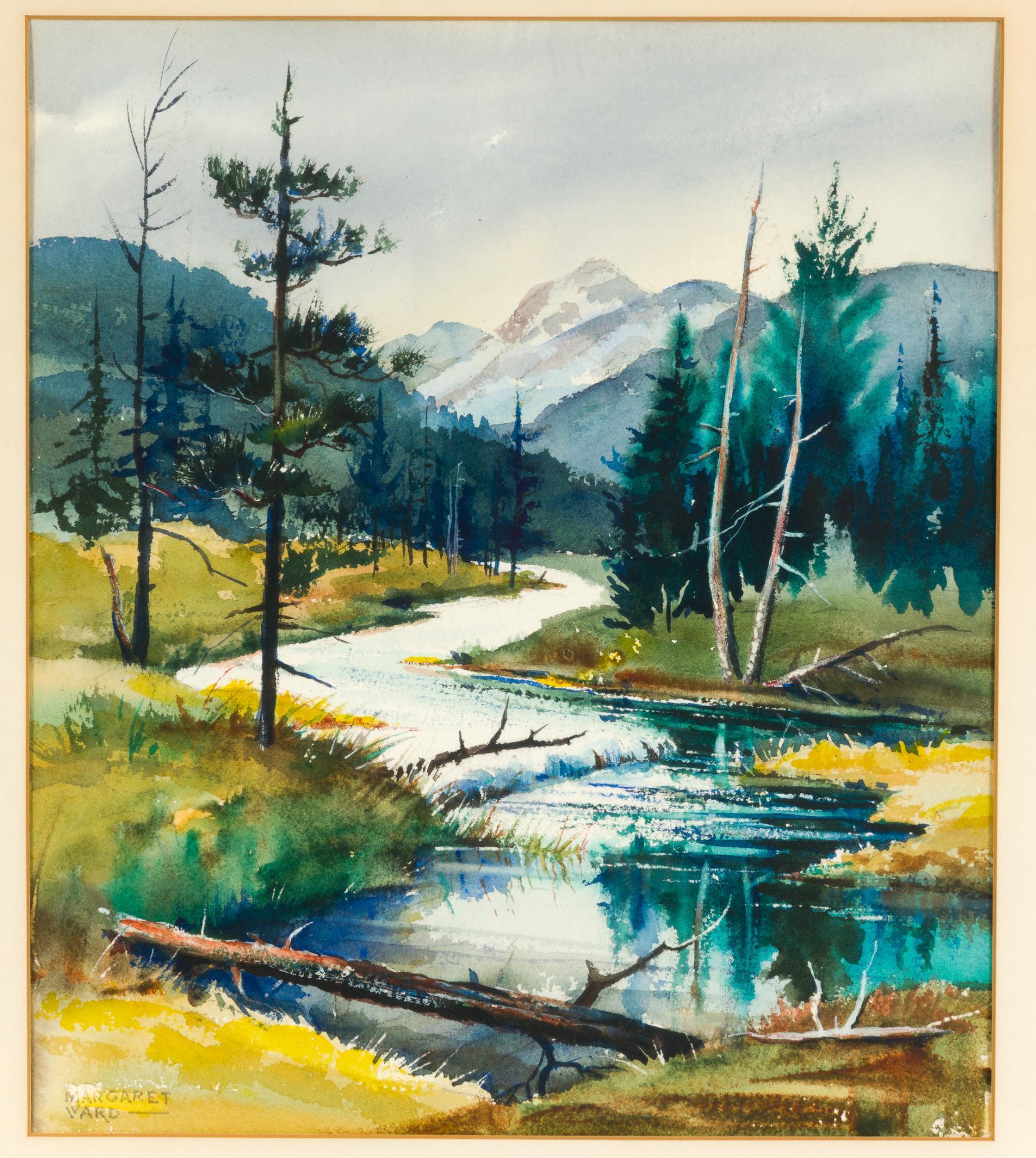 2 Watercolor Paintings by Margaret Ward
