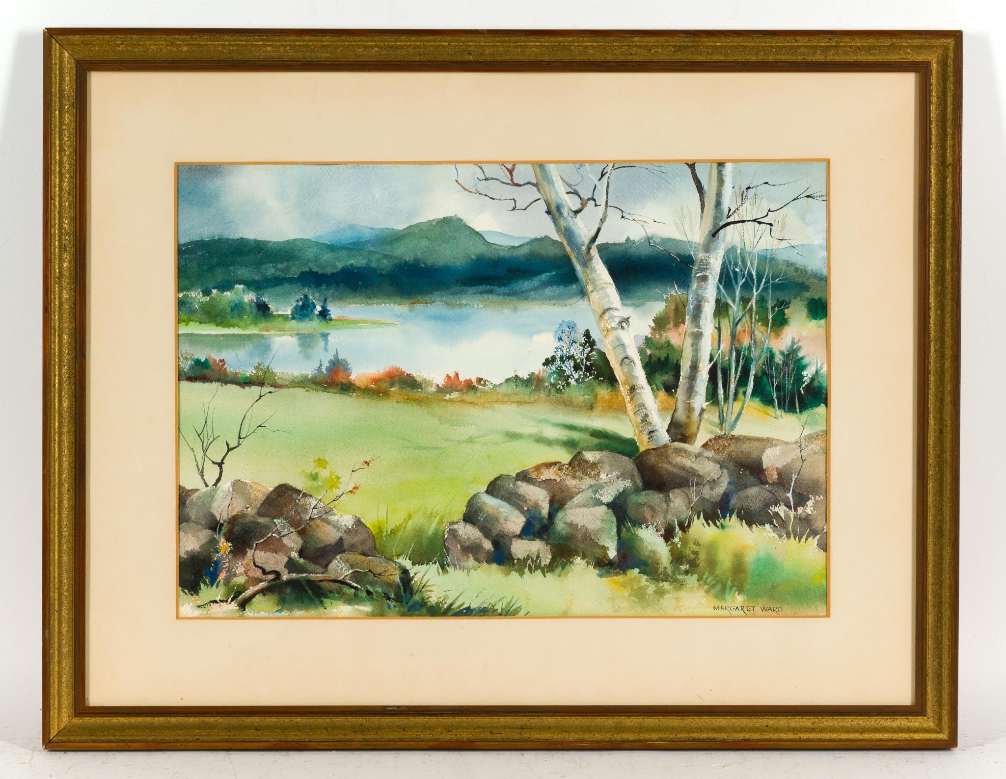 2 Watercolor Paintings by Margaret Ward