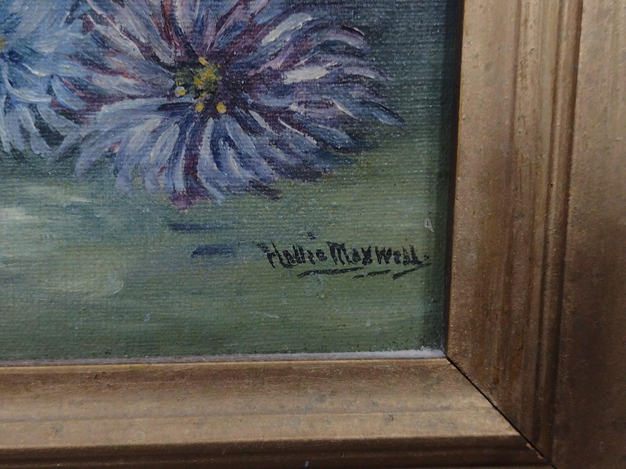 Hallie Maxwell 1920's Oil on Canvas Painting