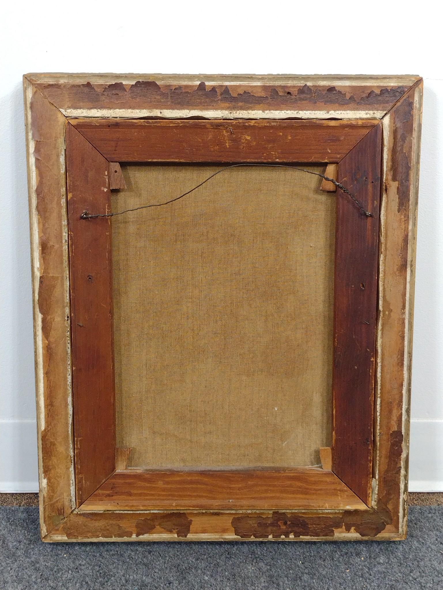 Hallie Maxwell 1920's Oil on Canvas Painting