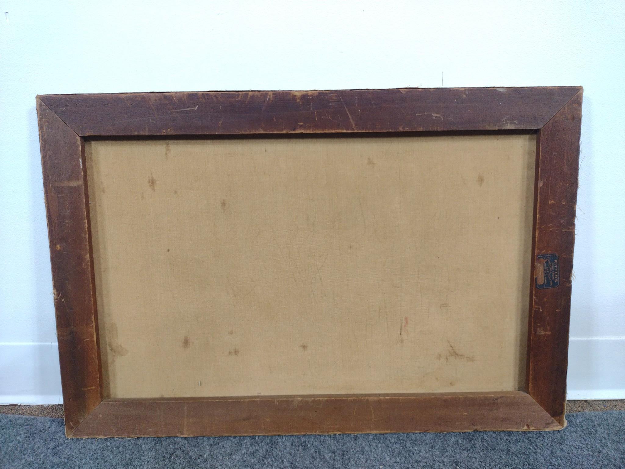 2 1920's Antique Oil Paintings