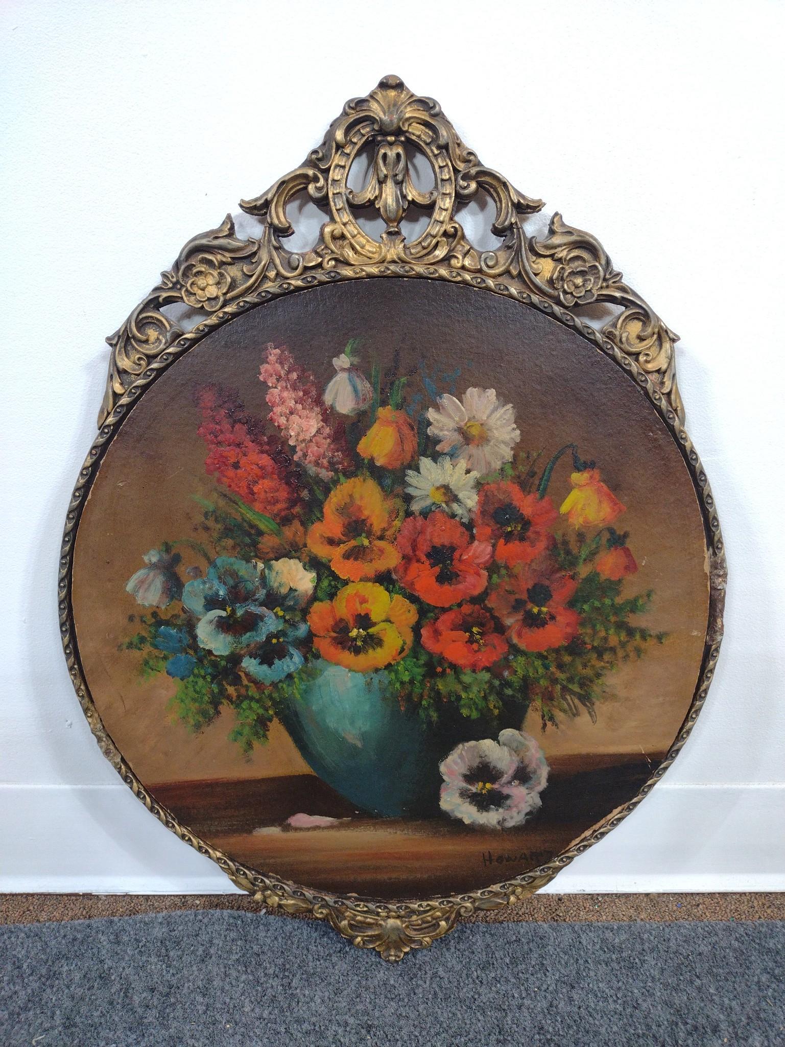 2 1920's Antique Oil Paintings