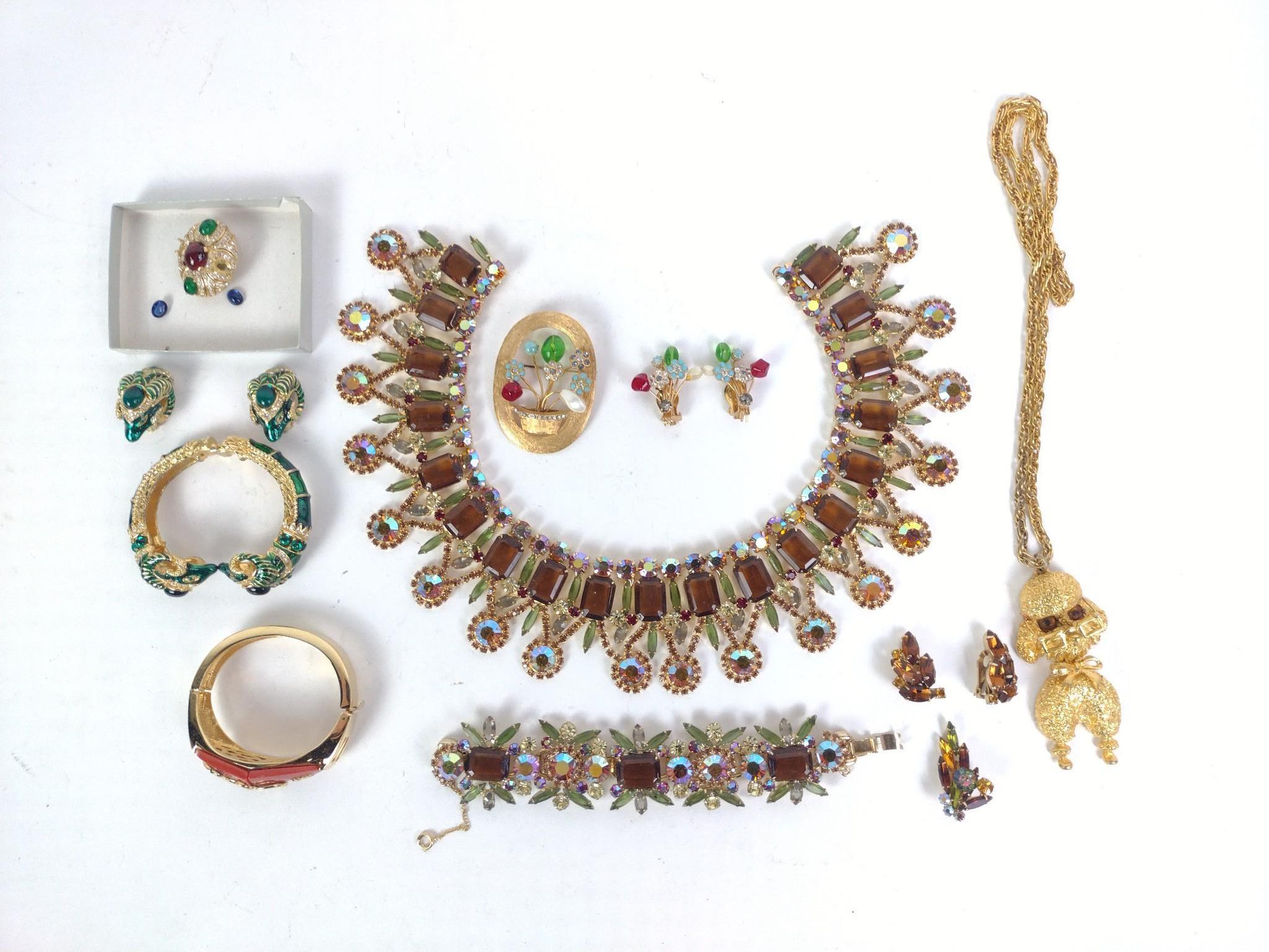 14 Pieces of Jewelry incl. Lanvin Paris Bangle
