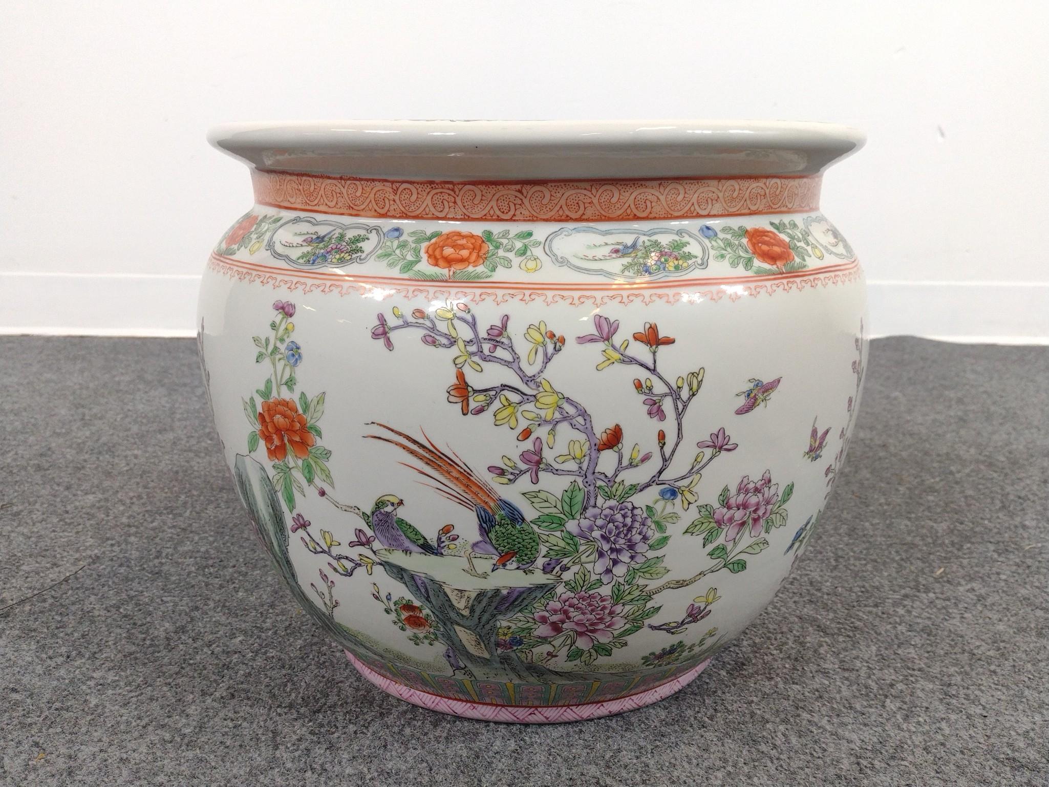 King's Fine China Fishbowl Planter