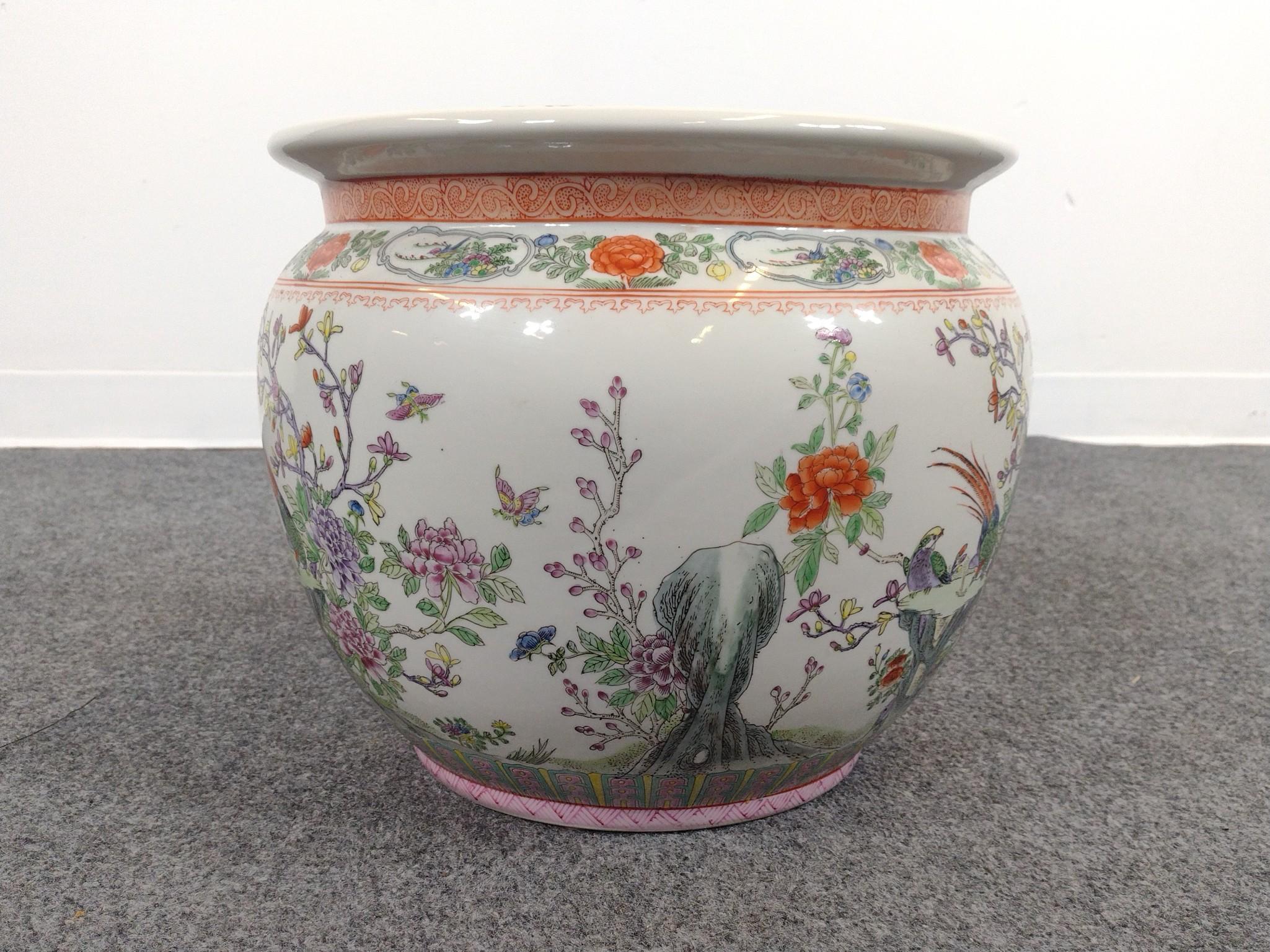 King's Fine China Fishbowl Planter