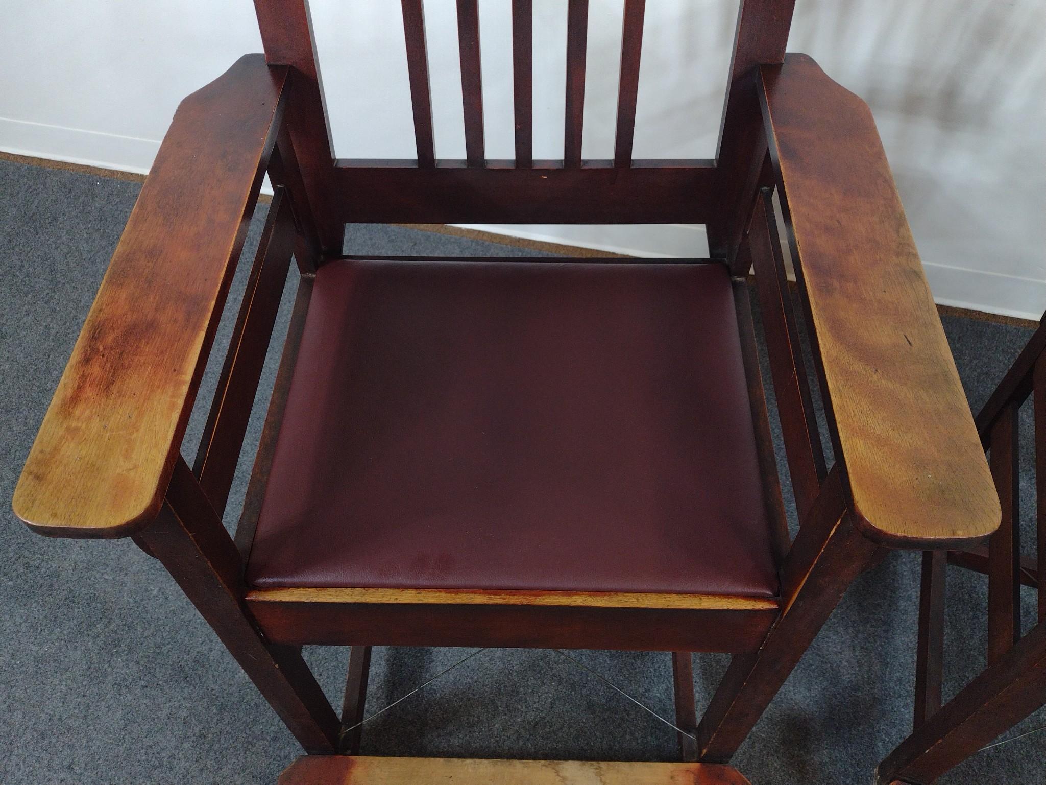 Pair of Billiard Spectator Chairs