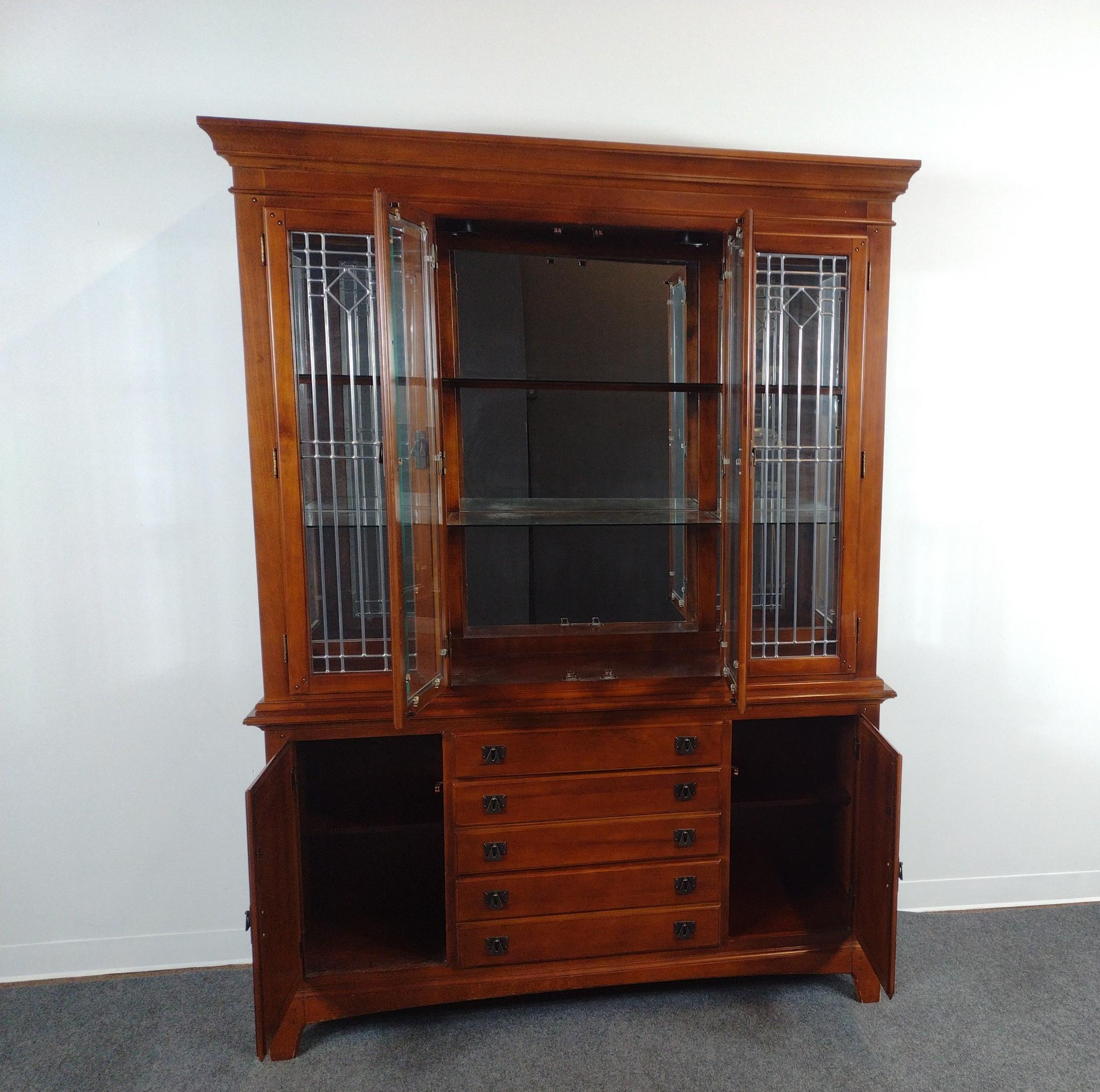 Arts and Crafts Style China Cabinet
