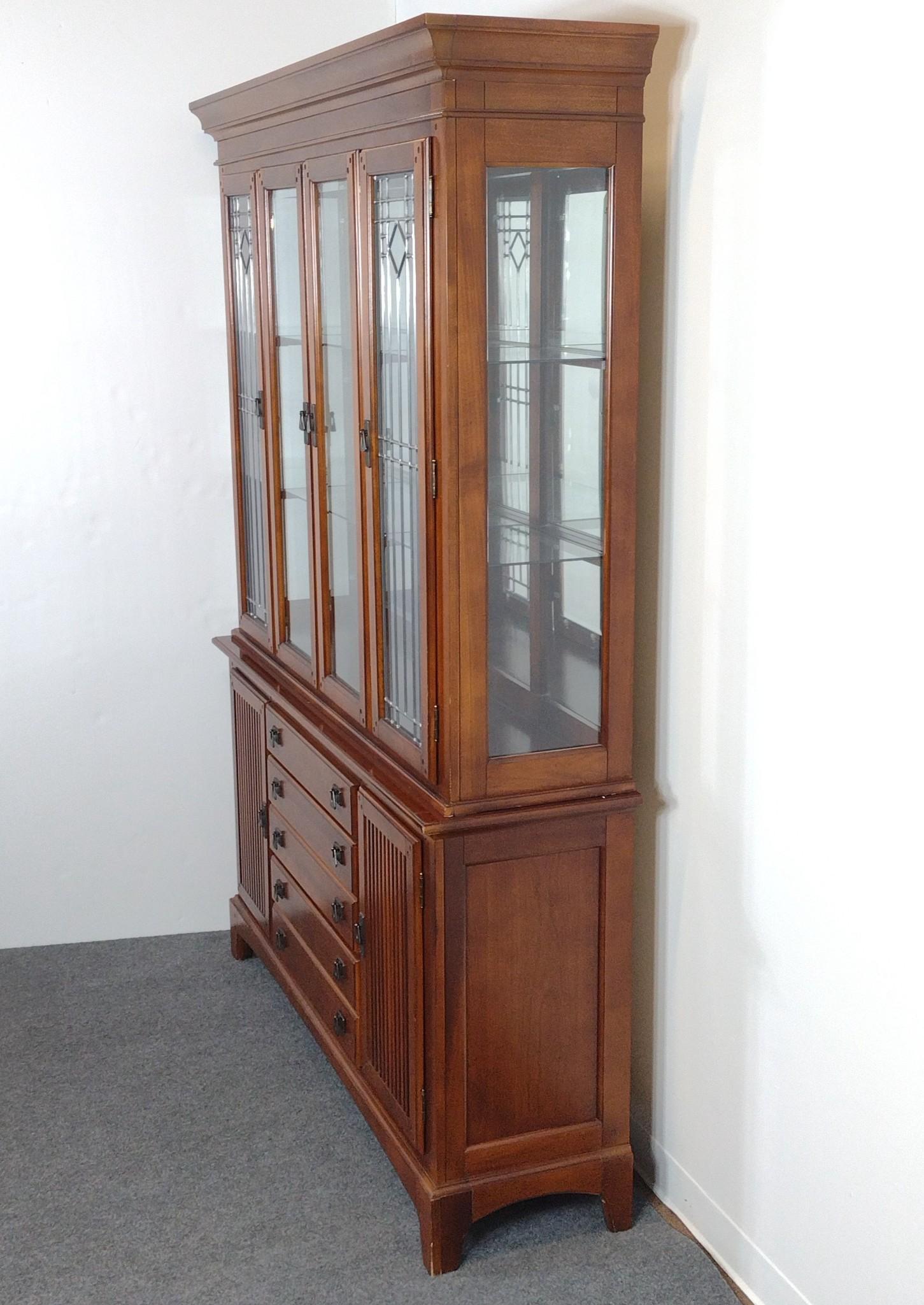 Arts and Crafts Style China Cabinet